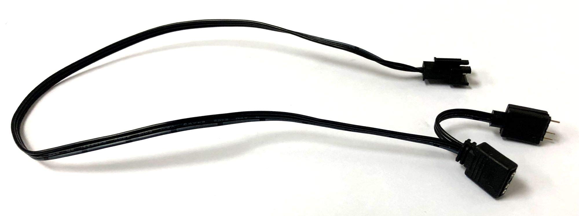 Gelid Solutions Astra Argb Extension 2X8 Pin (6+2) Atx Cable   Braided Fiber Optic Cover   Dual Side Rgb Lighting   24/16 Ultra