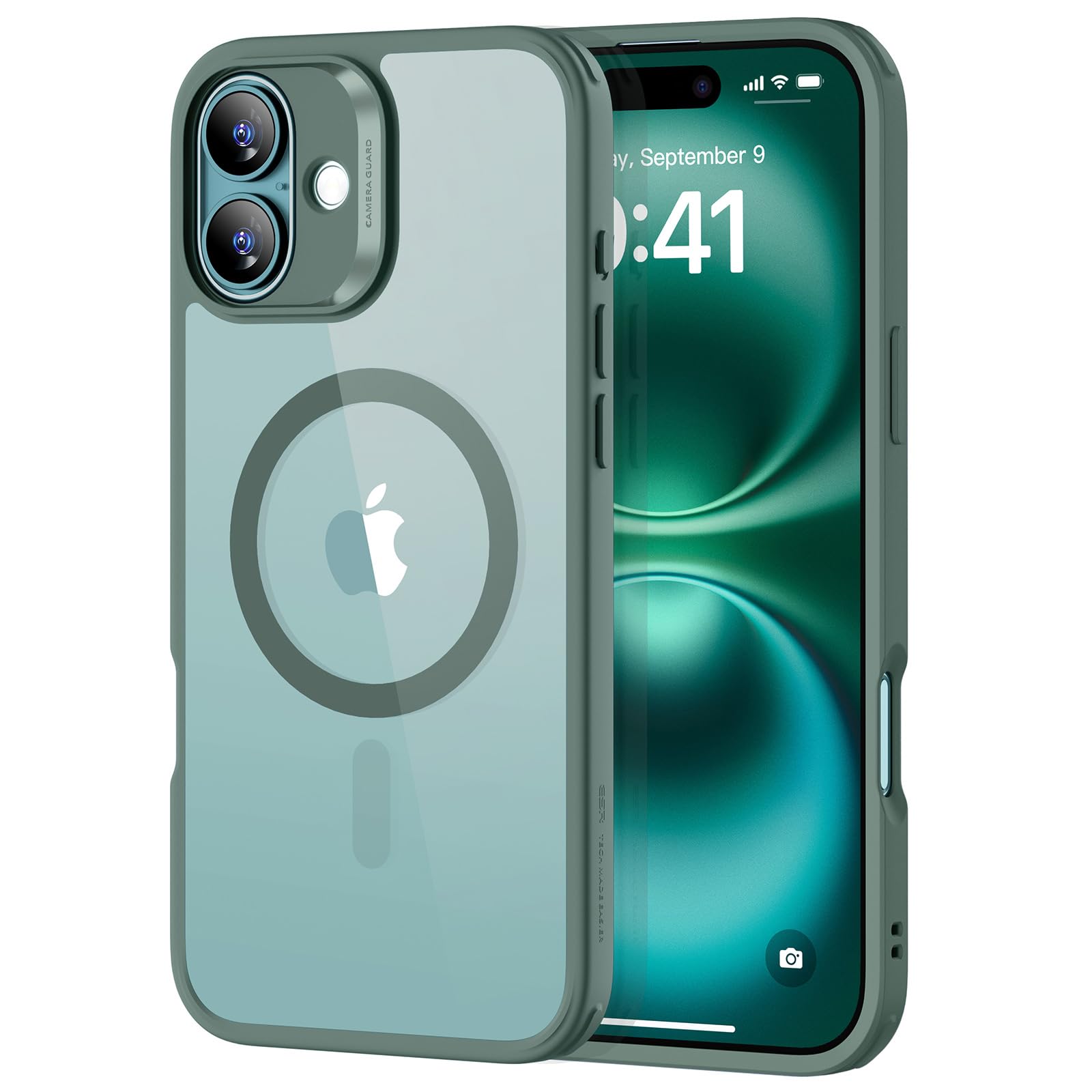 ESR for Phone 16 Case, Compatible with MagSafe, Shockof Military-Grade tection, Magnetic Phone Case for Phone 16, Classic Hybrid