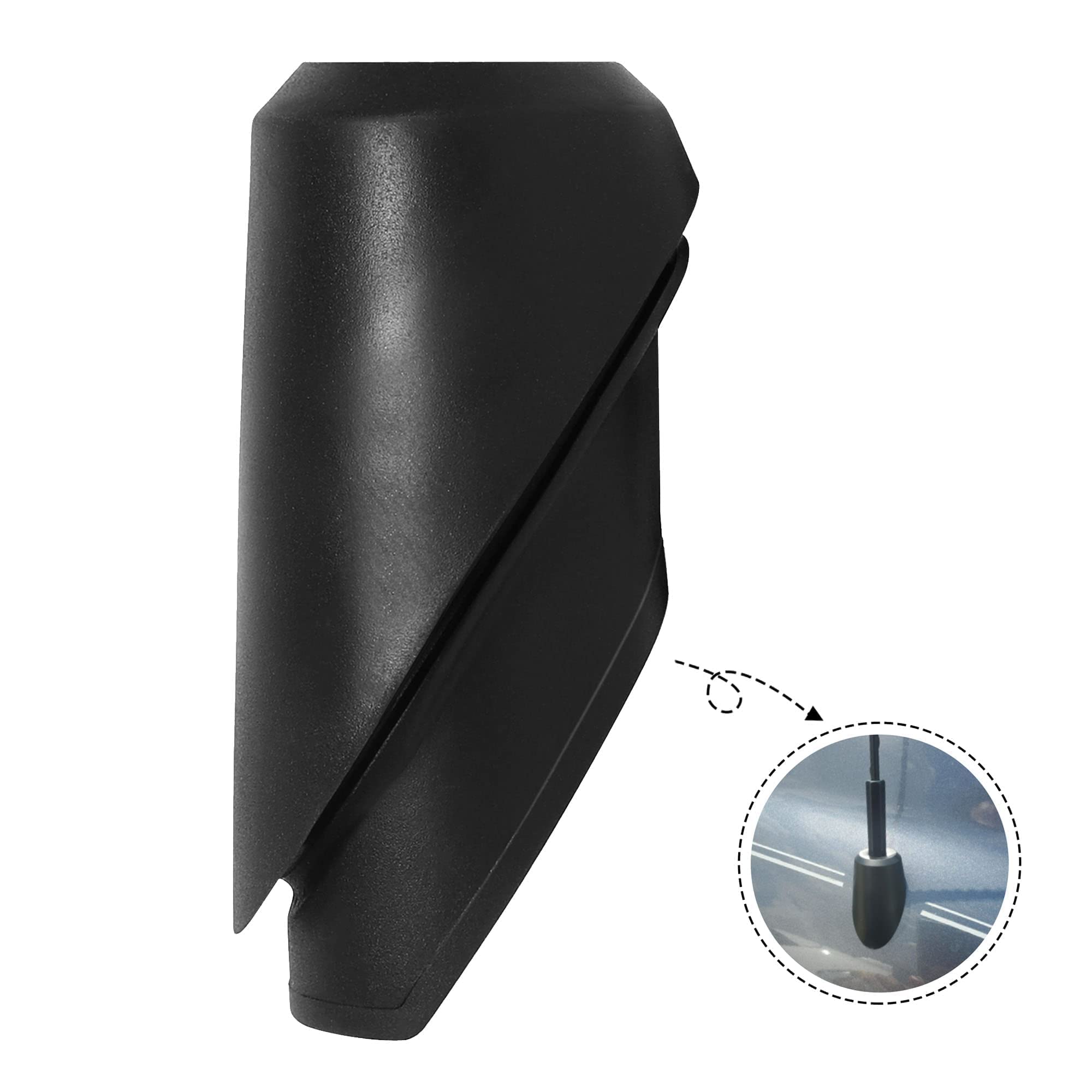 Anina Antenna Base For Toyota Tundra 2014 2015 2016 2017 2018 2019 2020 86392 0C030 Antenna Ornament Grommet Rubber Mount Car Radio Antenna Bezel