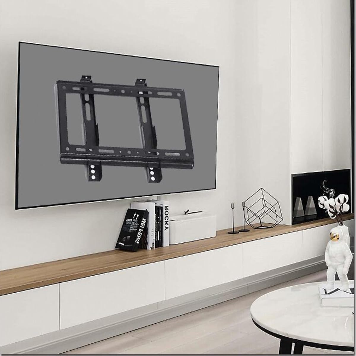 Wall Mount Tv Monitor Bracket With Tilts And Extends For Most 14 27 Inch Led Lcd Oled Screens,75 100 Vesa Compatible,Max 40Lb Ca