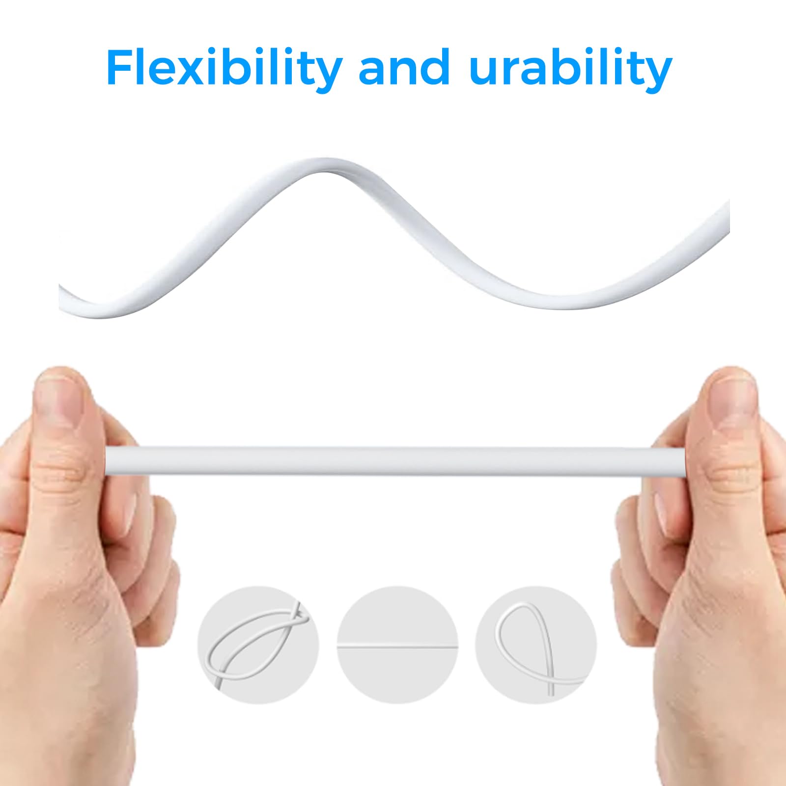 Hiseeu 64Ft Cat5E Poe Ethernet Cable,Network Cable With Rj45 Waterproof Connector,Different Network Cable Joints On Both Sides,1