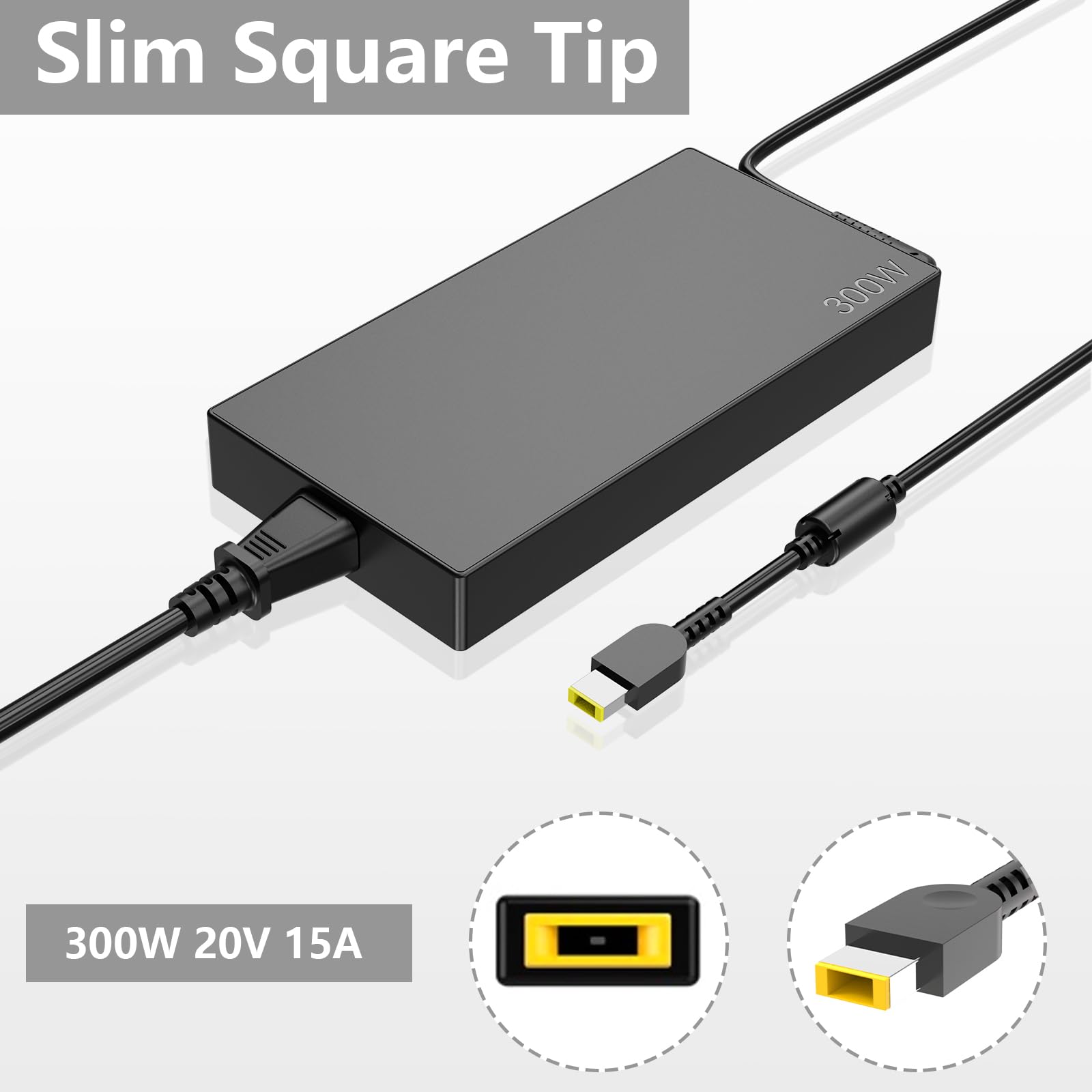 300W Legion Ac Charger Fit For Lenovo Legion Pro 7I Lenovo Legion Pro 5 Thinkpad 9000K 9000P Y9000K Y9000X R7000P Sa10R16956 5A1