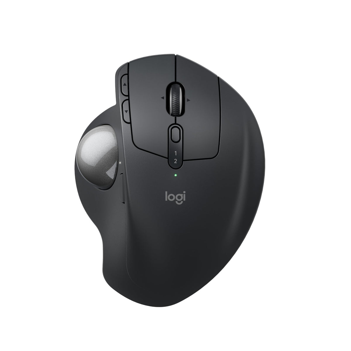 Logitech Mx Ergo S Advanced Wireless Trackball Mouse, Usb-C Rechargeable Wireless Ergonomic Mouse With Bluetooth And Encrypted D