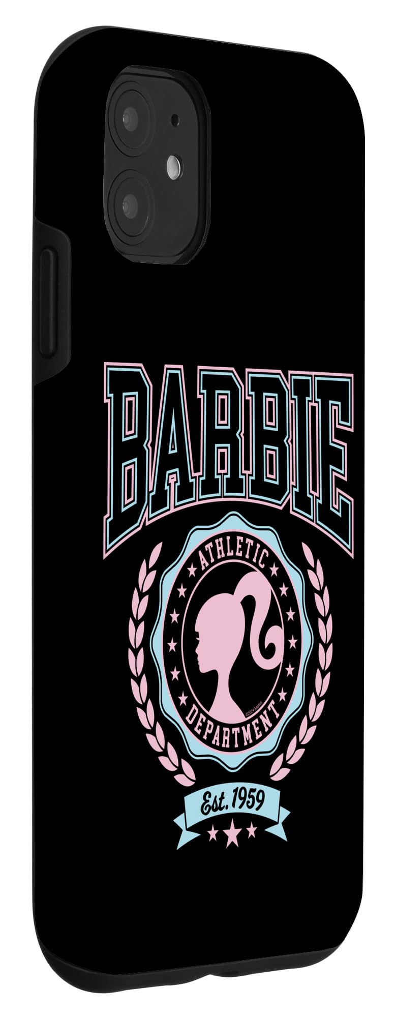 Iphone 11 Barbie   Varsity Athletic Department Silhouette Logo Case