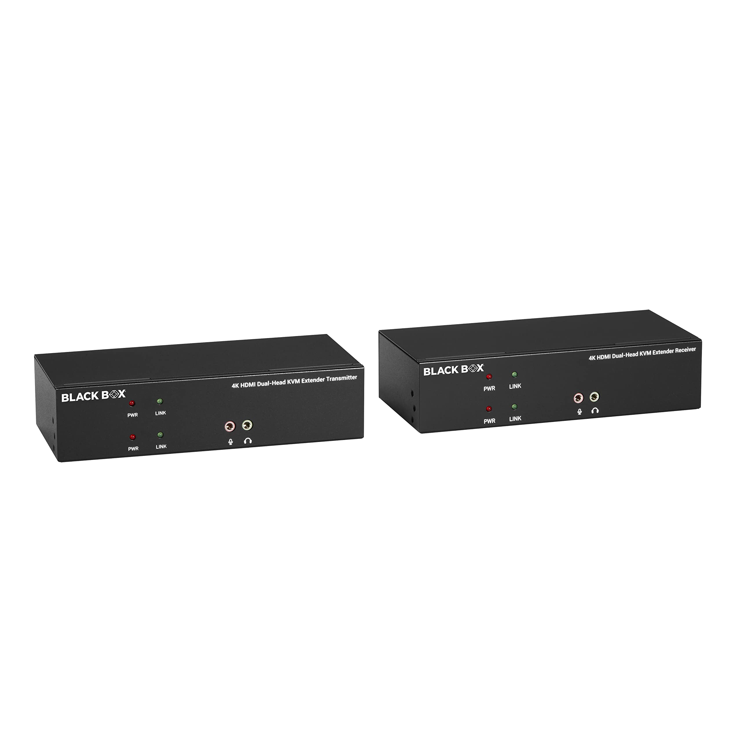 Kvm Extender Kit Over Catx - Dual-Monitor, Hdmi 4K30, Usb 2.0, Audio, Serial, Lo