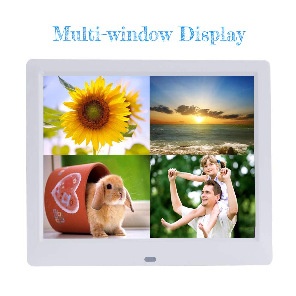 Tmc 9 Inch Digital Picture Photo Frame 4:3 High Resolution Ips Lcd Screen, Mp3/Photo/Video Player With Remote Control