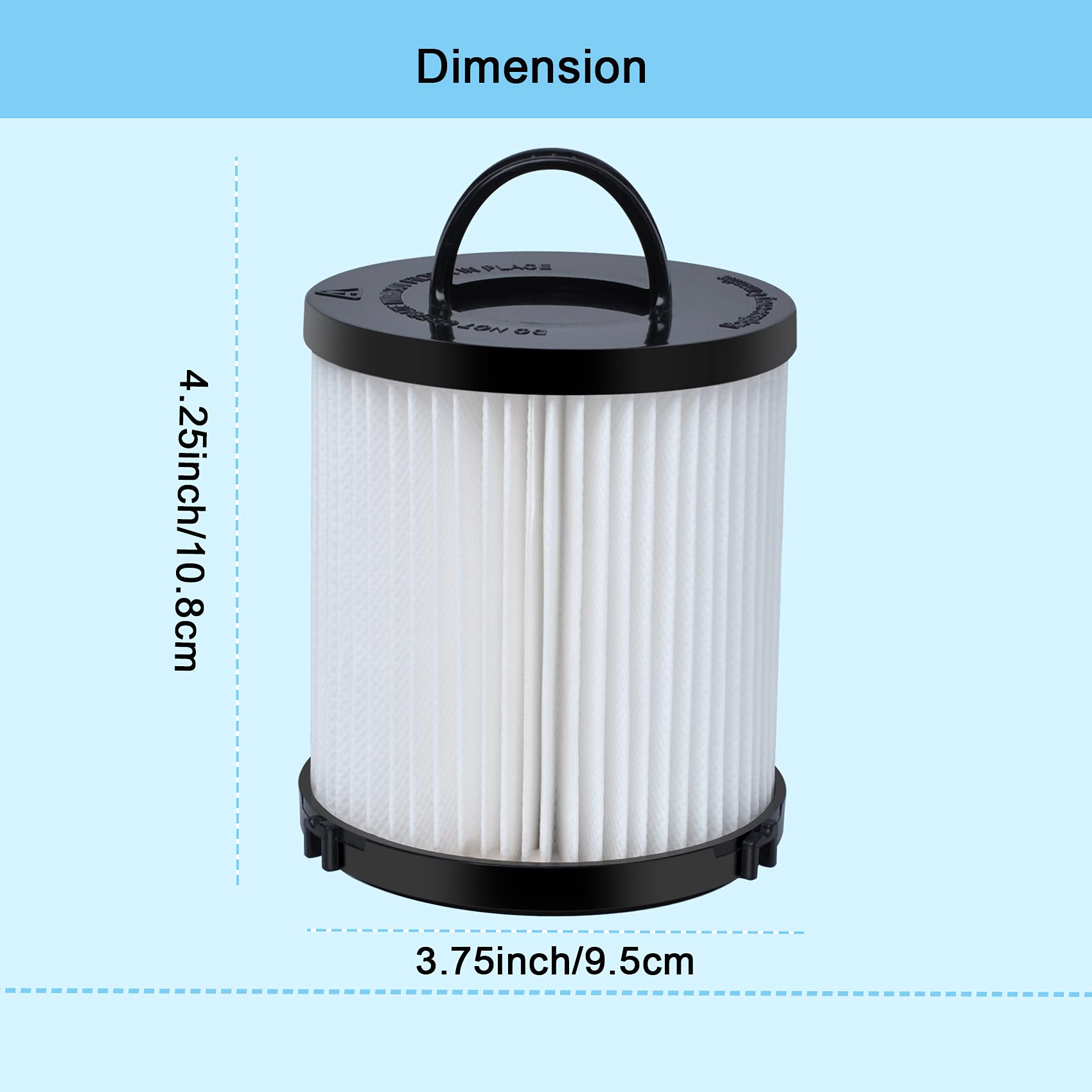 Podoy Dcf 21 Vacuum Filter For Compatible With Eureka Airspeed As1000 Ef91B 67821 68931 68931A Ef91 Ef 91 Ef 91B Washable Reusab