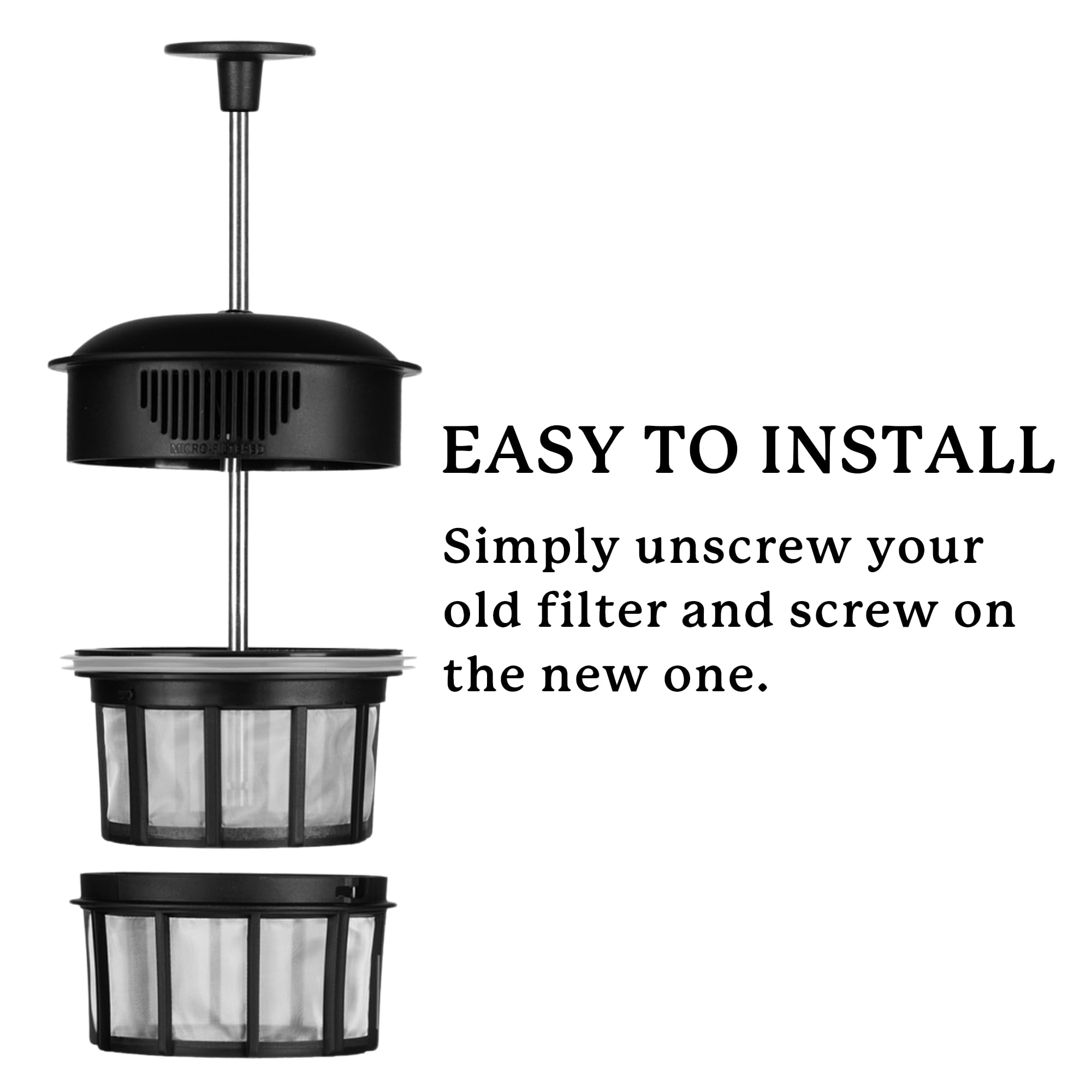 Espro Replacement Micro Filter Coffee & Tea French Presses, P3/P5/P6/P7, 32 Ounce, Coffee Micro Filter