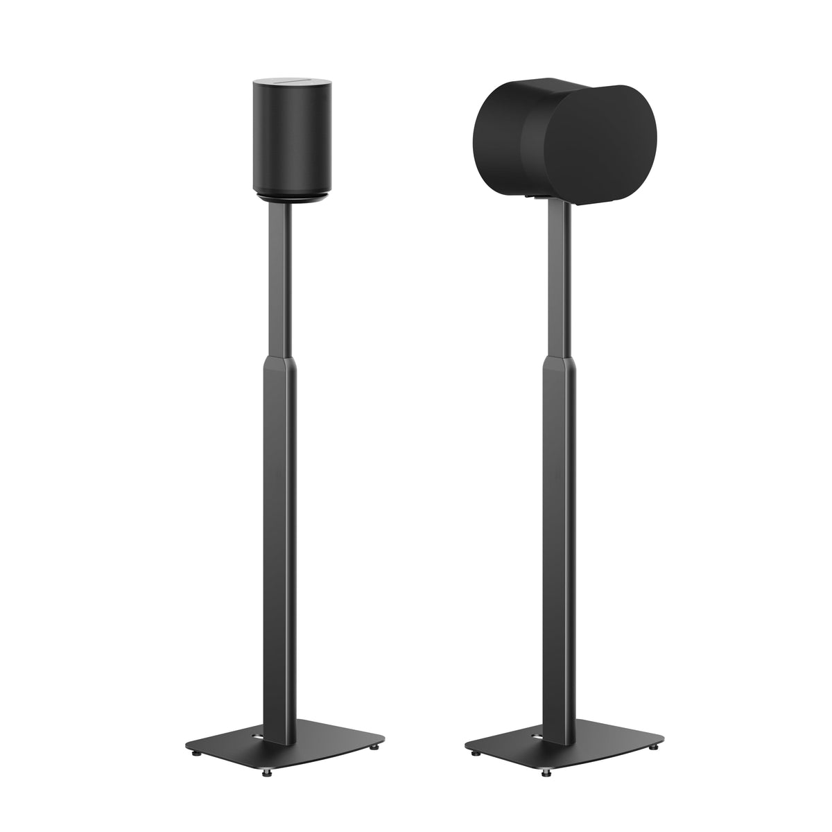 Ynvision.Design Adjustable Floor Stand Compatible With Sonos Era 100 And Era 300   Black   2 Pack | (Pair) | Package Includes Mo