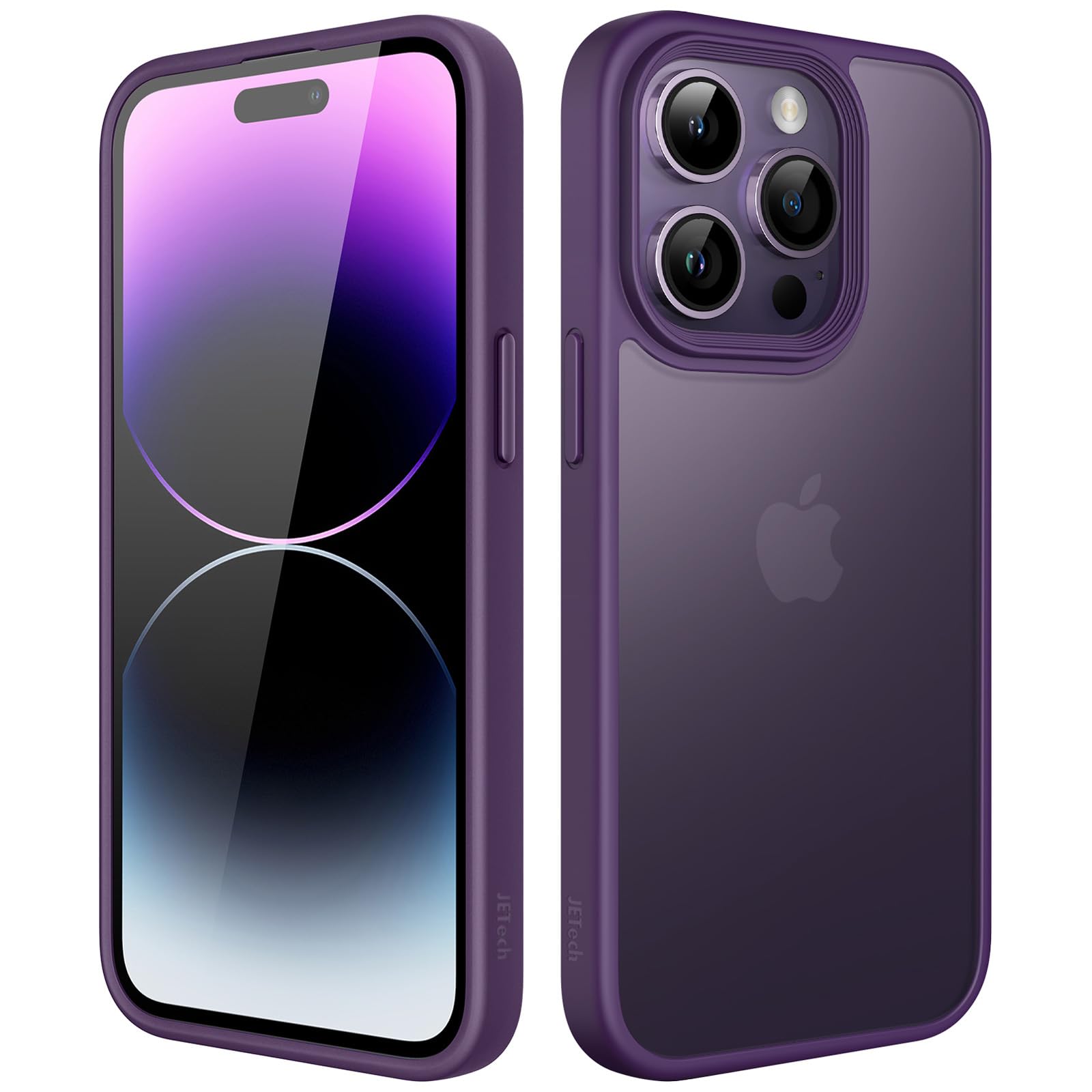 JETech Matte Case for iPhone 14 Pro 6.1-Inch, Shockproof Military Grade Drop Protection, Frosted Translucent Back Phone Cover, A