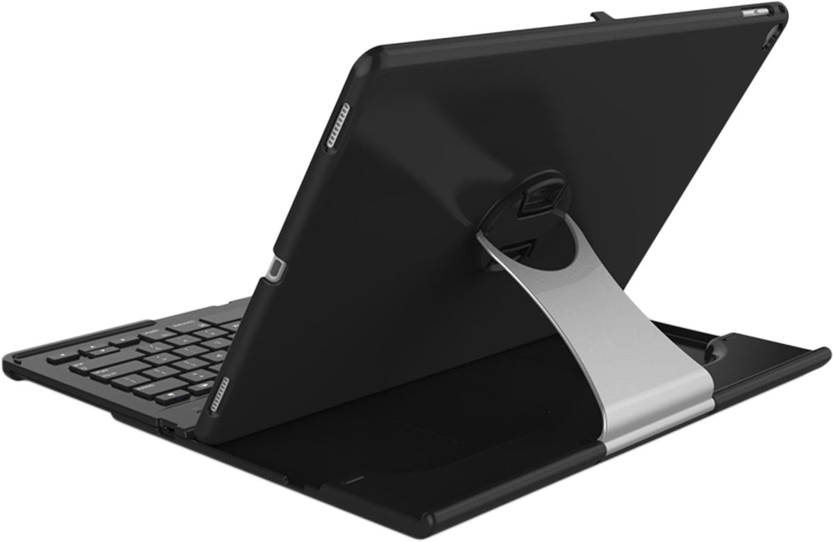 Procase Keyboard Case For 1St & 2Nd Generation Ipad Pro 12.9 2017 2015, Ipad Pro 12.9 Tablet Wireless Keyboard Case For Ipad Pro 12.9' (2Nd & 1St Gen)  Black