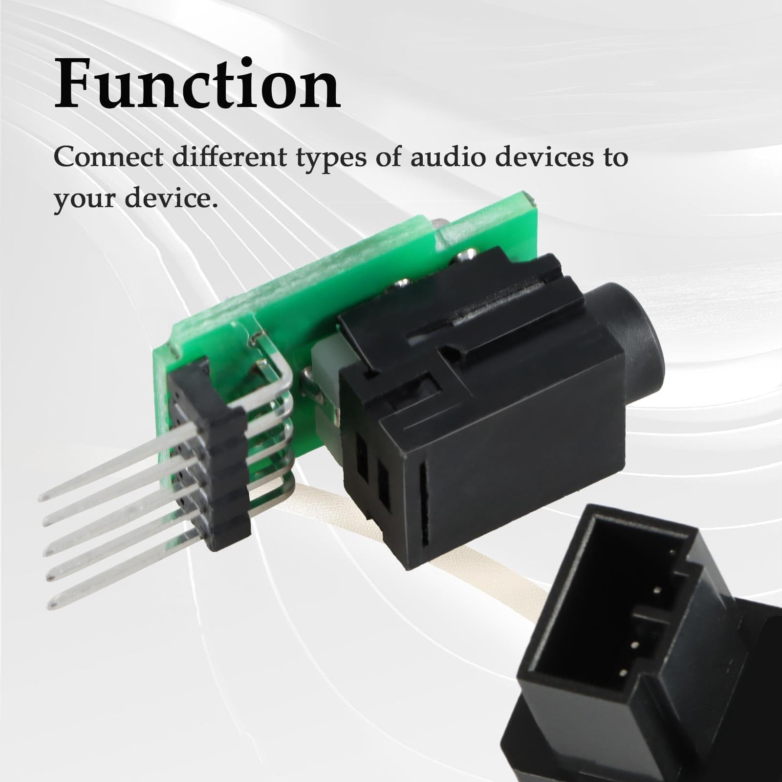 Himarklif Aux Auxiliary Input Adapter Audio Input Jack Replacement Kit (Without Cover) Compatible With Civic Crv Pilot Accord Re