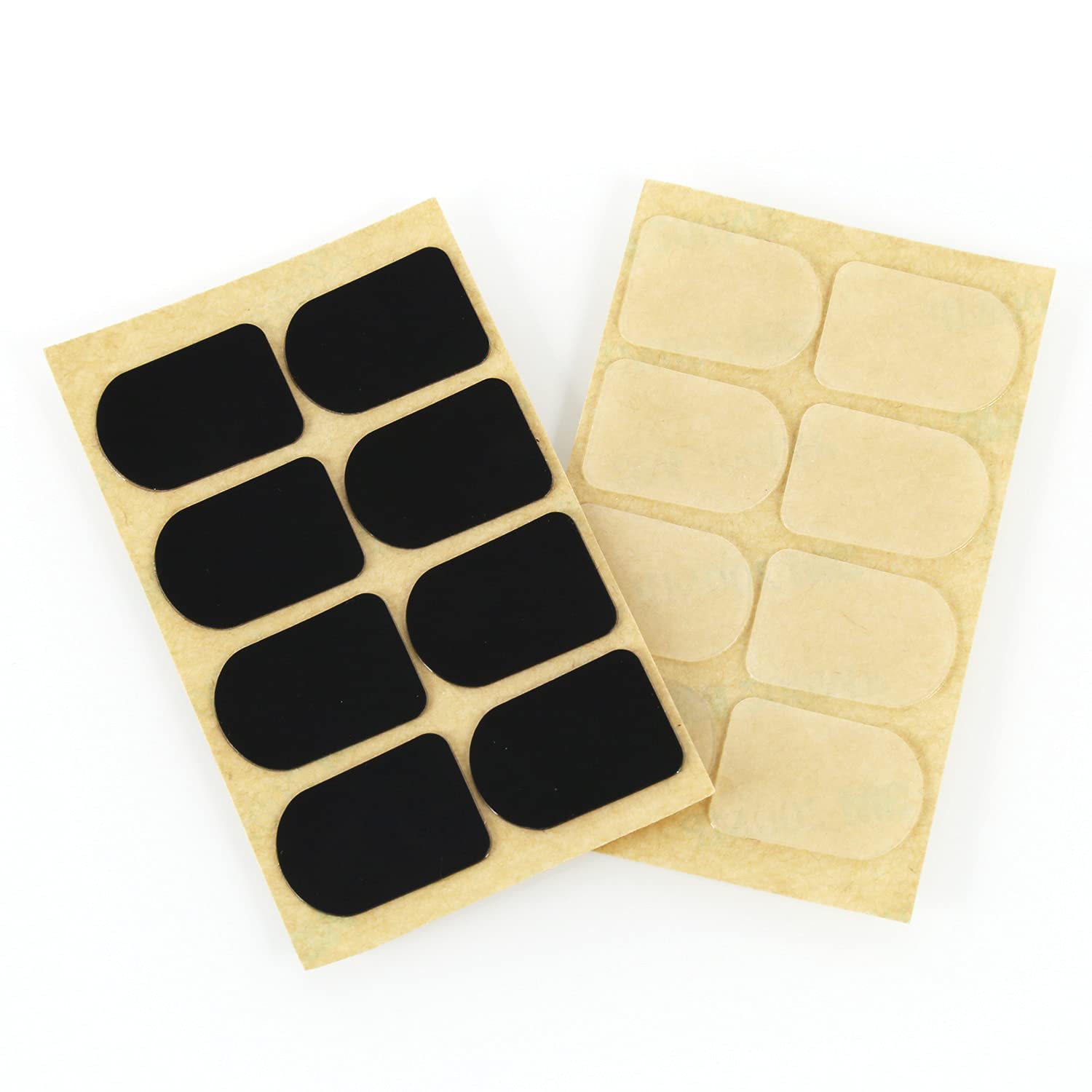 Clarinet/Soprano Saxophone Sax Mouthpiece Cushions Patches Pads,0.3Mm Black & White (16 Pcs)