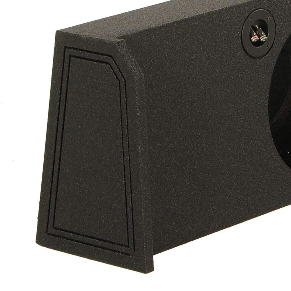 Qpower 12'' Downfire 2 Hole 2009 2016 F150 Super Crew Subwoofer Box Enclosure