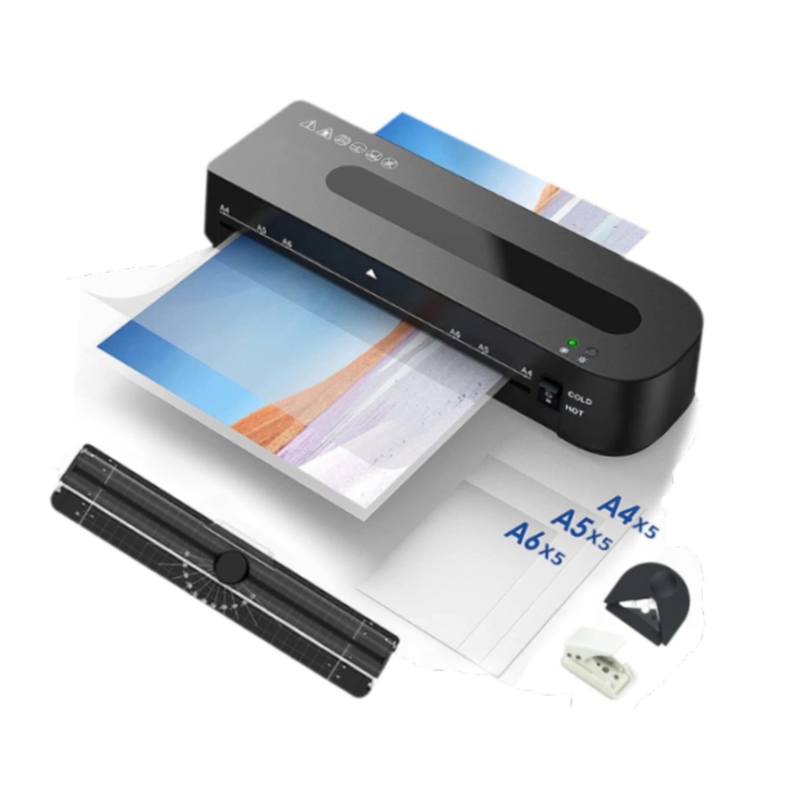 Zoomella Laminator Machine Portable A4 A5 A6 Laminator For Photos Menus Business Card|Machines|Business & Industrial