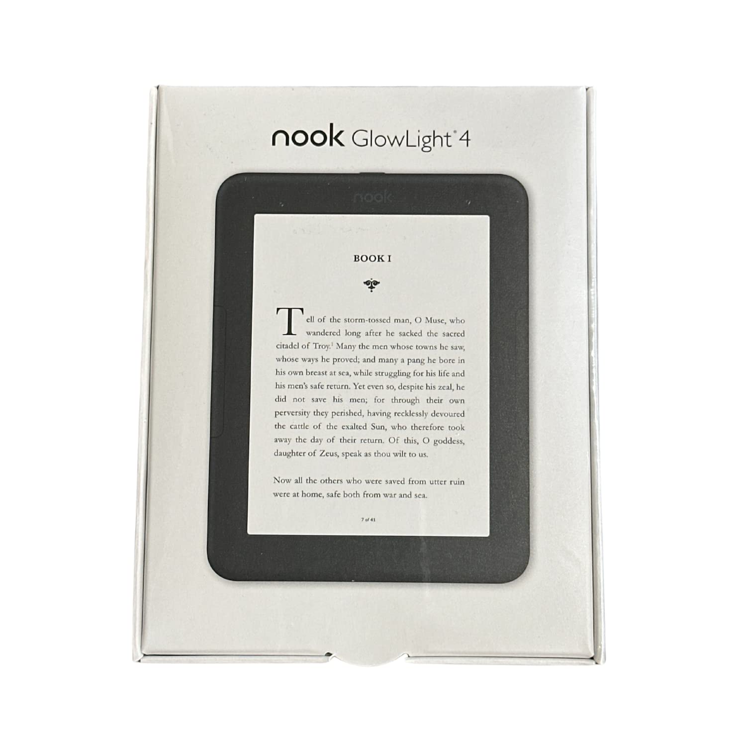 Barnes & Noble Nook Glowlight 4 Ereader | 6'' Touchscreen | 32Gb | Black | Bnrv1100