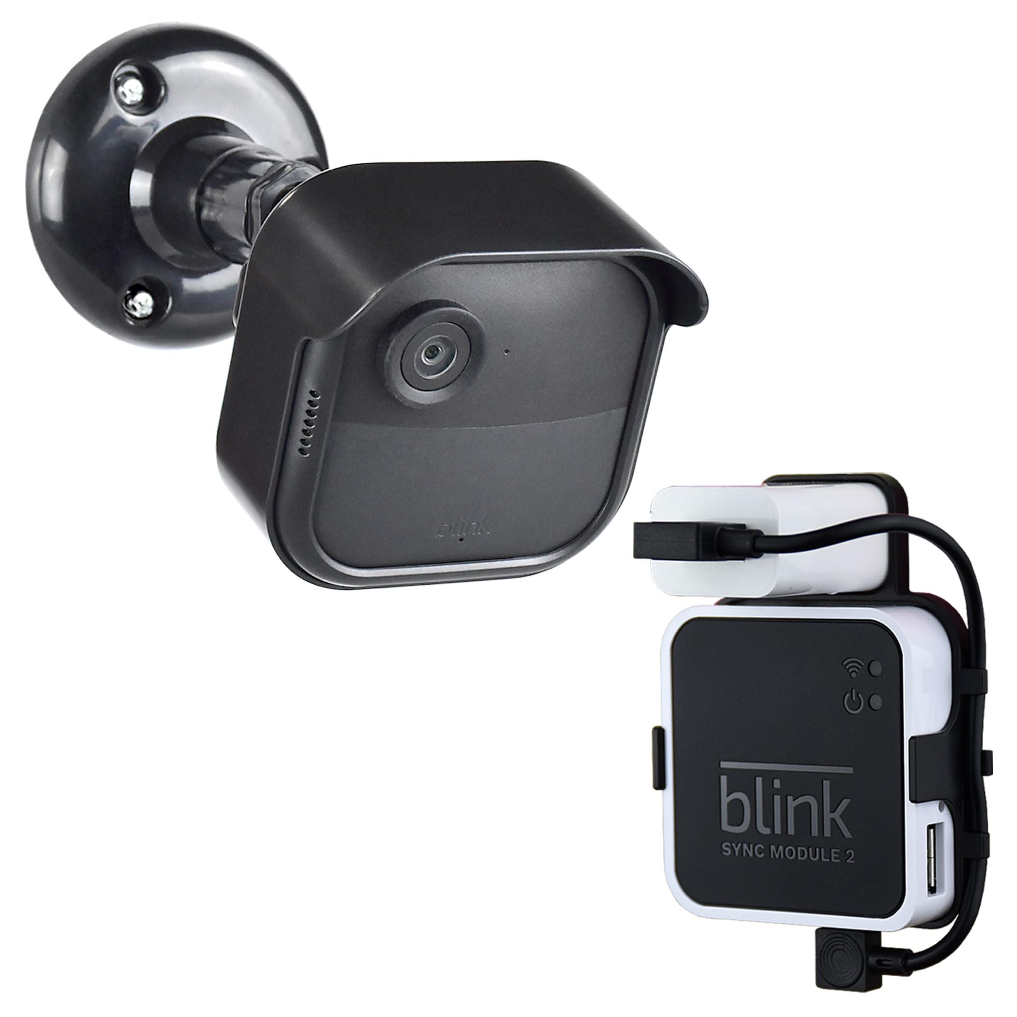 All New Blink Outdoor 4Th Gen Camera Mounting Brackets,1 Pack Weatherproof Protective Housing And 360 Degree Adjustable With Sync Module Wall Mount (Blink Camera Is Not Included)