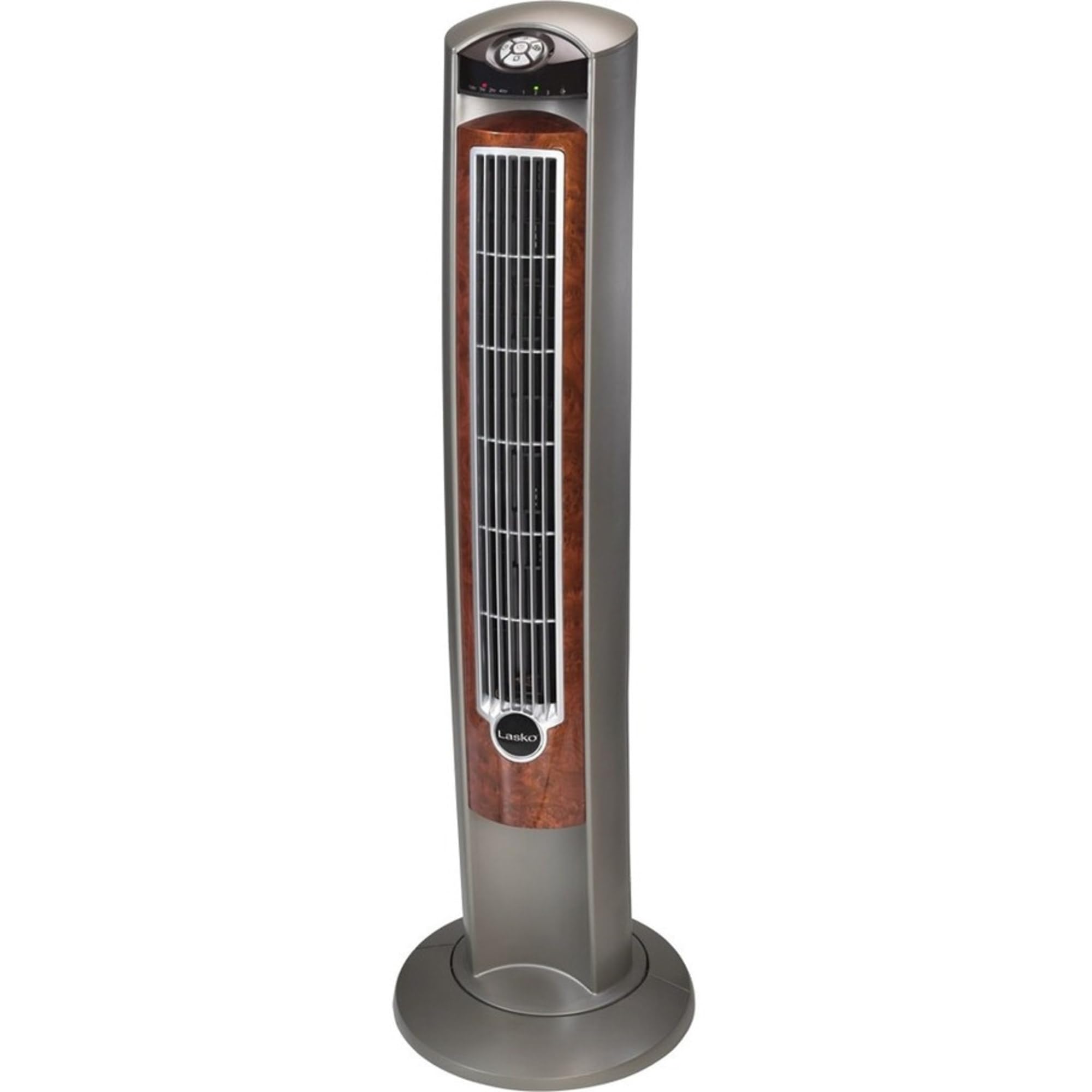 Lasko Oscillating Tower Fan, Nighttime Setting, Remote Control, Portable, Timer, For Bedroom, Home And Office, 3 Quiet Speeds, 4