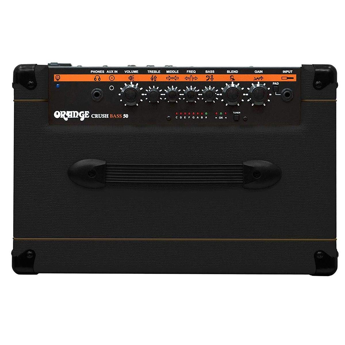 Orange Crush Bass 50W Bass Guitar Combo Amp, Black