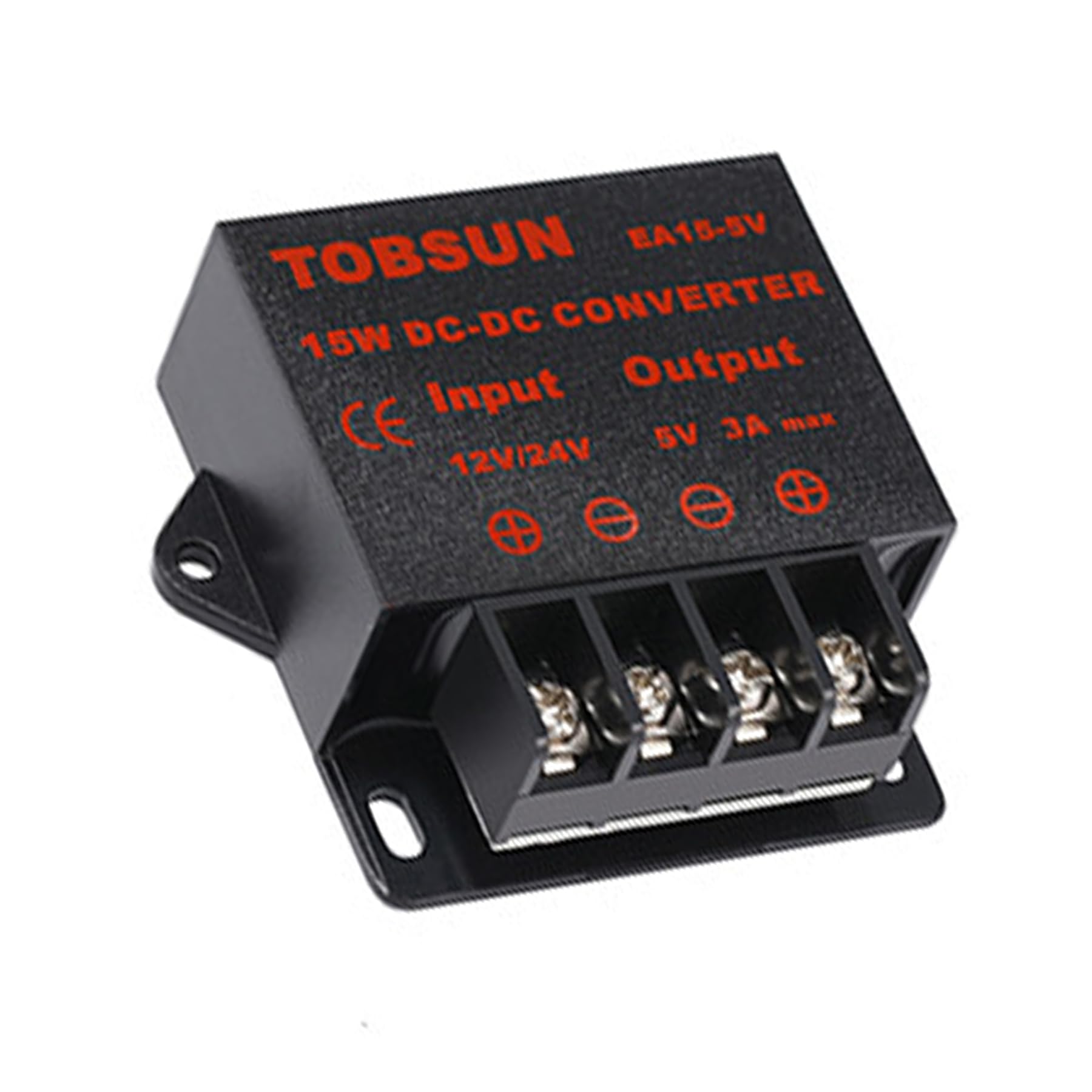 Mggi Dc/Dc 12V 24V To 5V 3A 15W Voltage Reducer Converter Regulator, Step Down Converter Regulator Dc To Dc Waterproof Power Sup