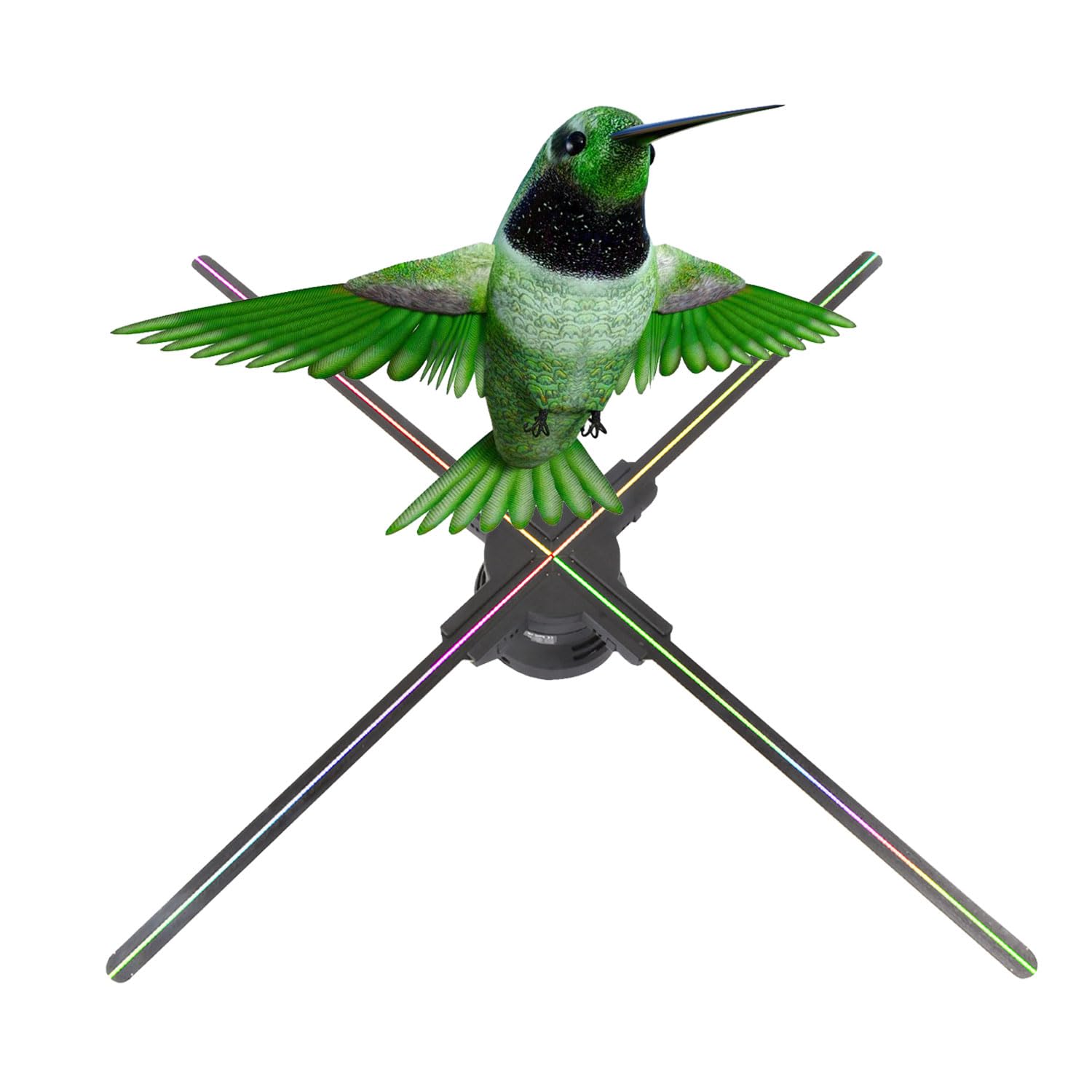 3D Hologram Fan, Hologram Fan Projector Screwless Led Lights With App And Wifi, Remote Control, Hd Led 2000*1444Px Resolution Fo