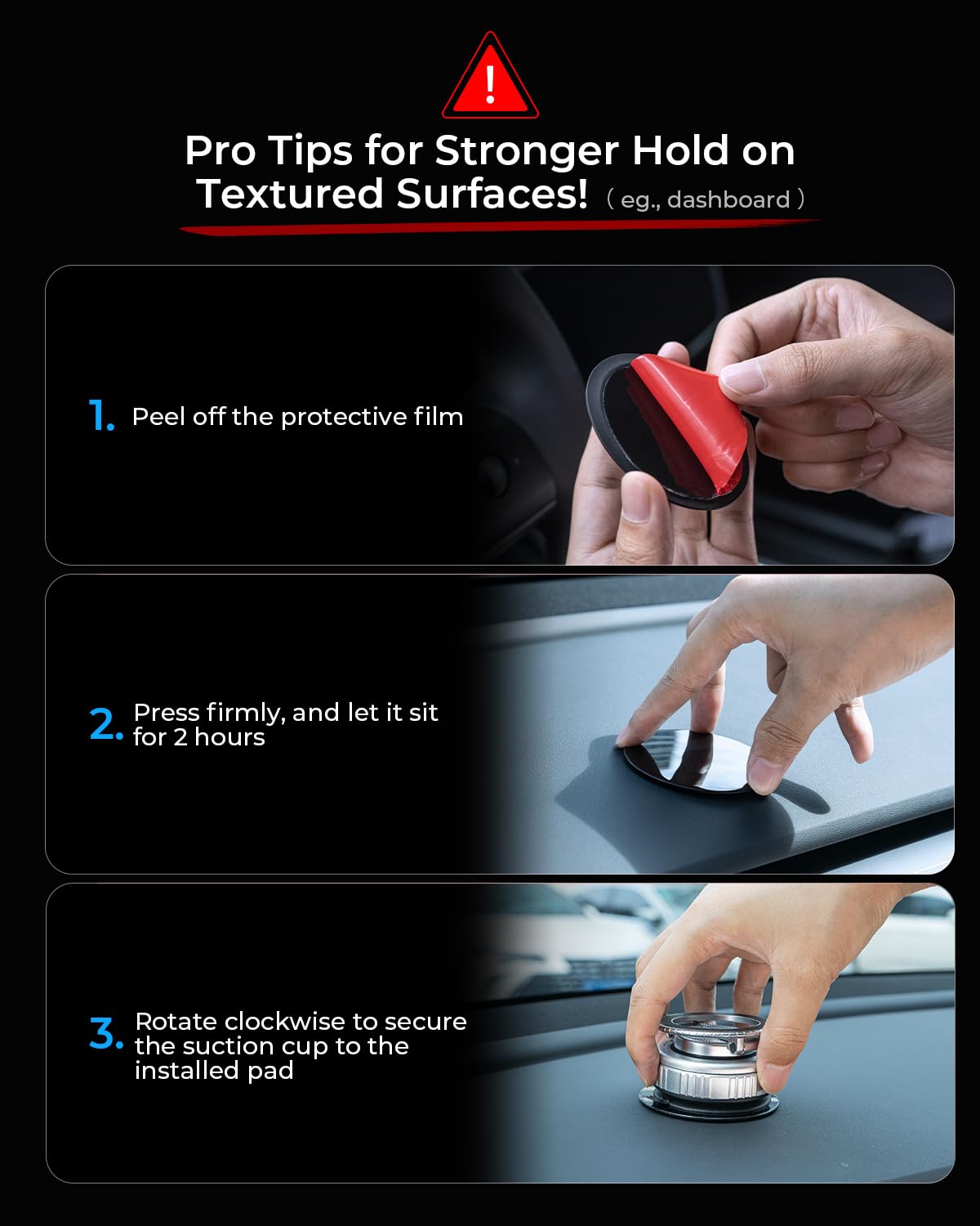 2025 Upgraded 360 Rotation Vacuum Magnetic Phone Holder Stand,For Magsafe Suction Cup Phone Mount [89+Lbs Strongest Suction & Ma