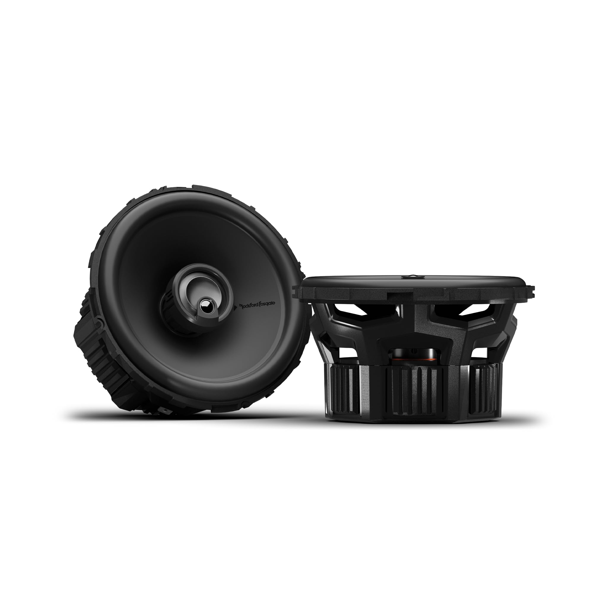 Rockford Fosgate P1V2-5 Punch P1 5.25 3-Way Coaxial Full Range Speakers - Black (Pair)
