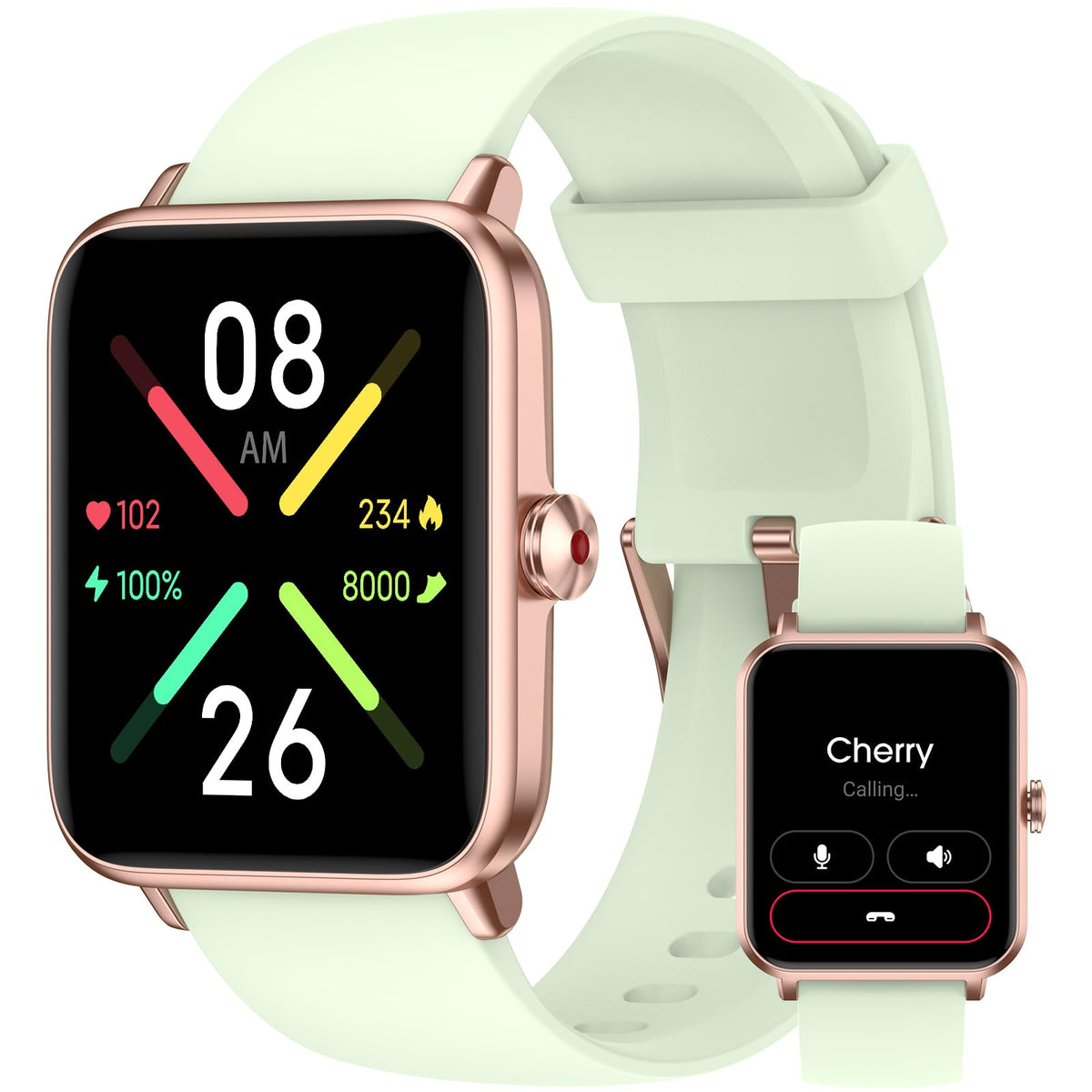 Smart Watch, Fitness Tracker With Heart Rate, Spo2 And Sleep Monitor, 44Mm Swimming Waterproof Watch, Fitness Watches For Women 