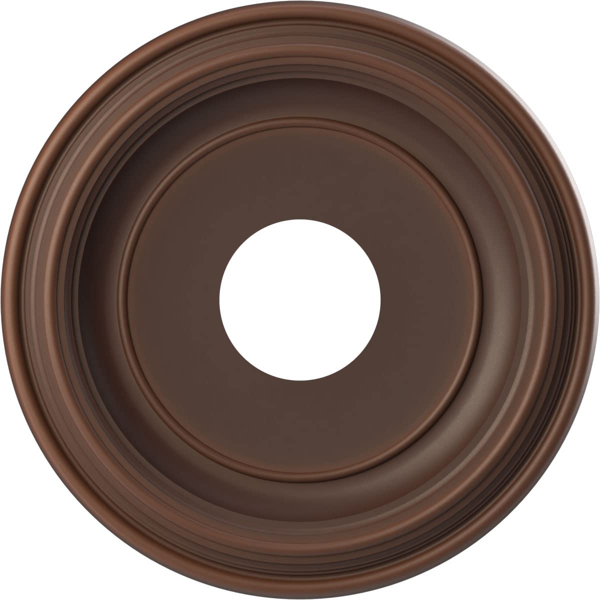 Ekena Millwork 13''Od X 3 1/2''Id X 1 1/4''P Traditional Thermoformed Pvc Ceiling Medallion (Fits Canopies Up To 7 1/2''), Unive