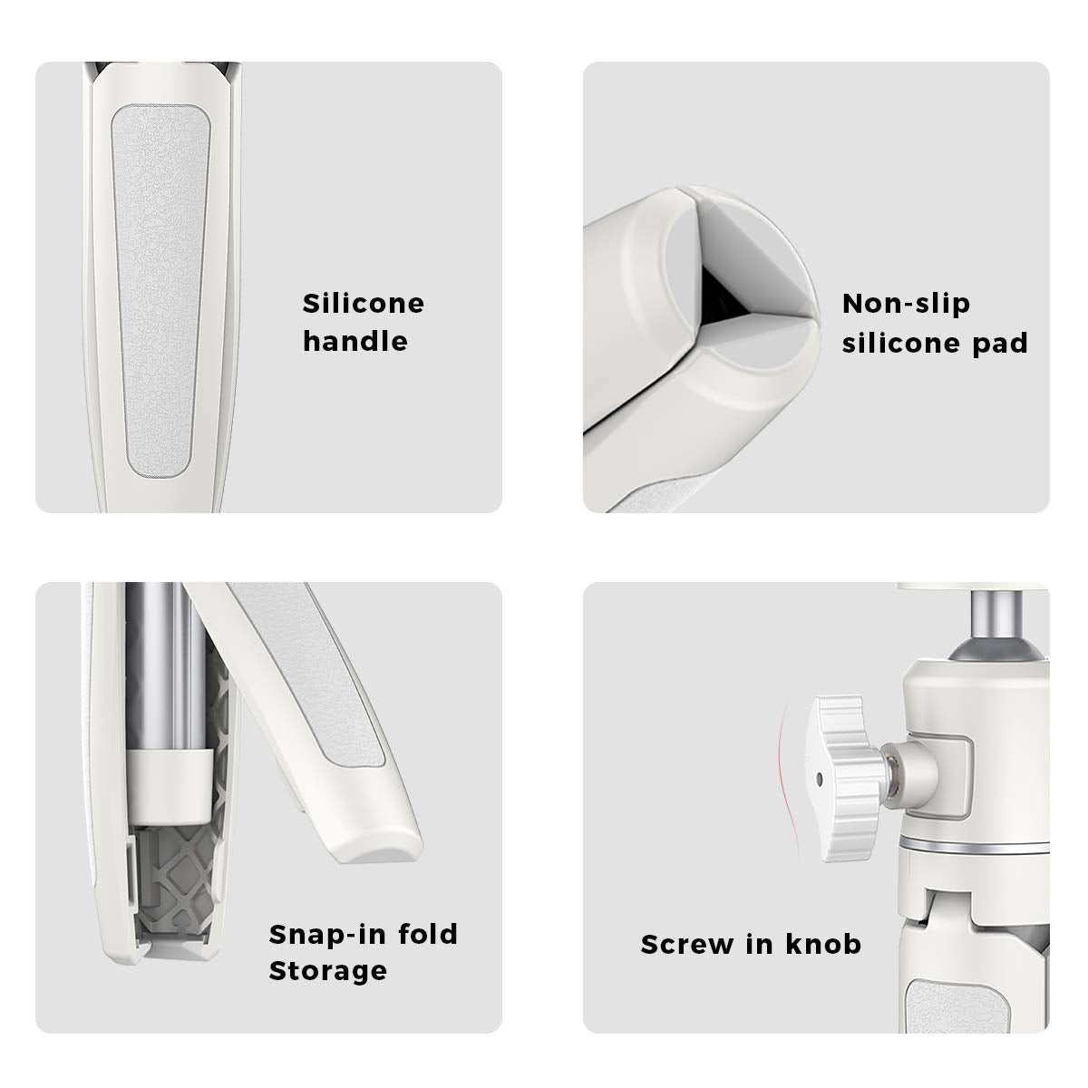 Ulanzi Extension Pole Tripod, Mini Selfie Stick Tripod Stand Handle Grip For Iphone 13 Pro Max Samsung Oneplus Google Smartphone