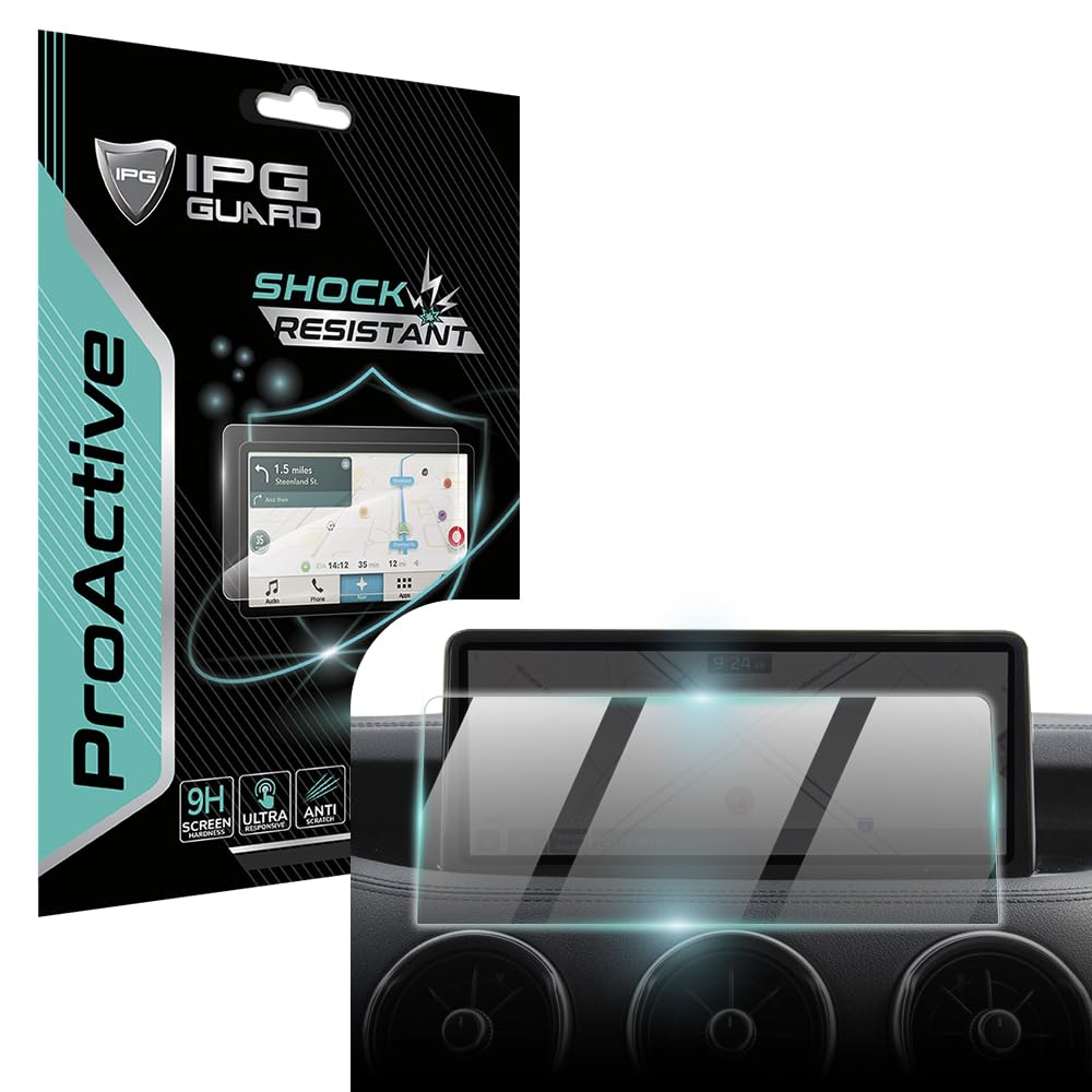 IPG ProActive Made for Kia 2022-2023 Stinger GT-Line / GT2 / GT1 10.25 Inch Navigation 9H Hardness Screen Protector Nano Ceramic