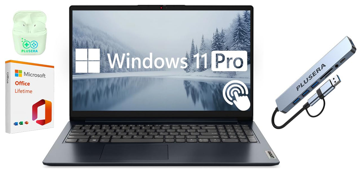 Lenovo Ideapad 15.6Fhd Touchscreen Laptop, 40Gb Ram 2.5Tb Storage (2Tb Ssd+512Gb Docking Station Set), 10 Cores Intel Core I5, W