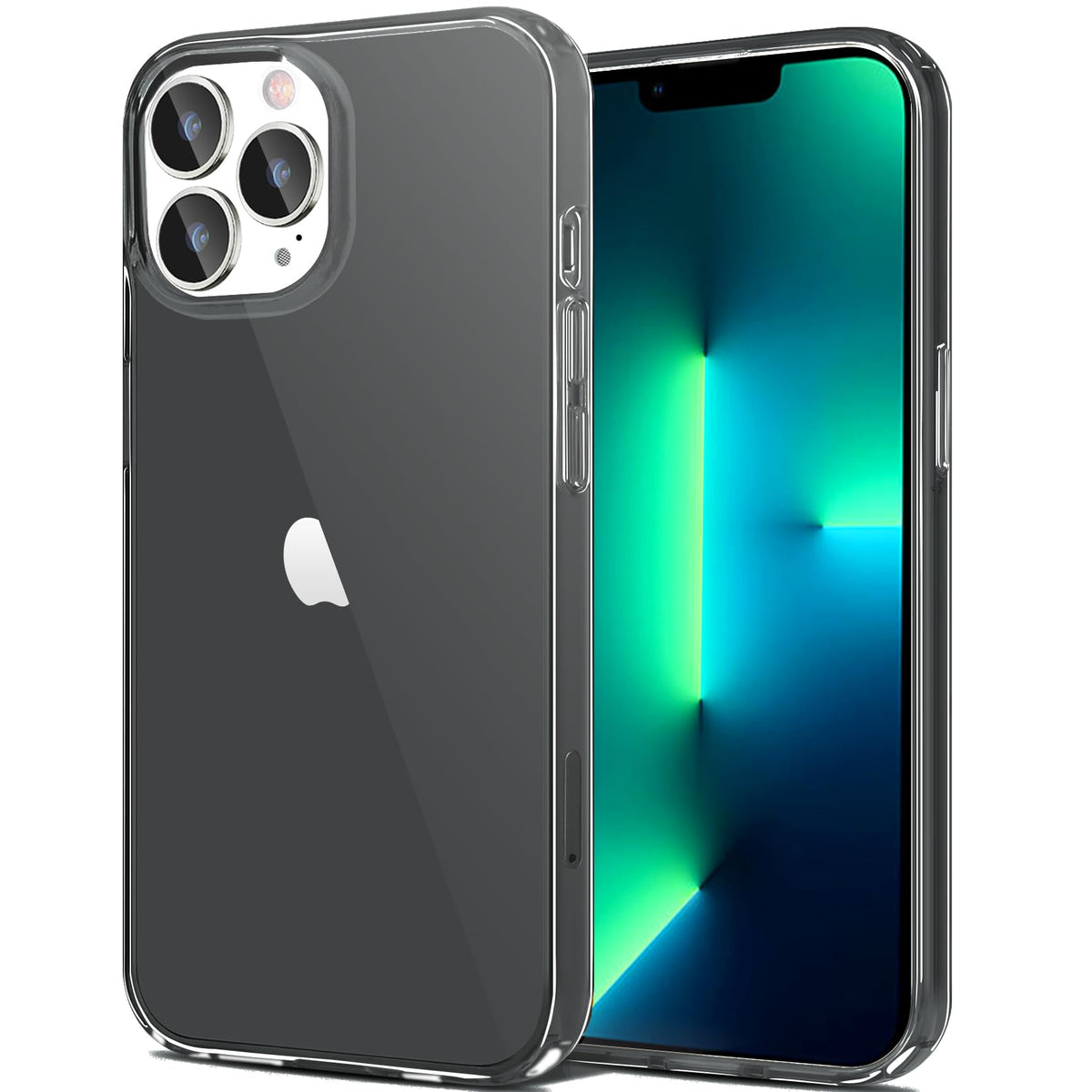 Jjgoo Compatible With Iphone 13 Pro Max Case Clear, Transparent Soft Shockproof Protective Slim Thin Bumper Cover Phone Case, Bl