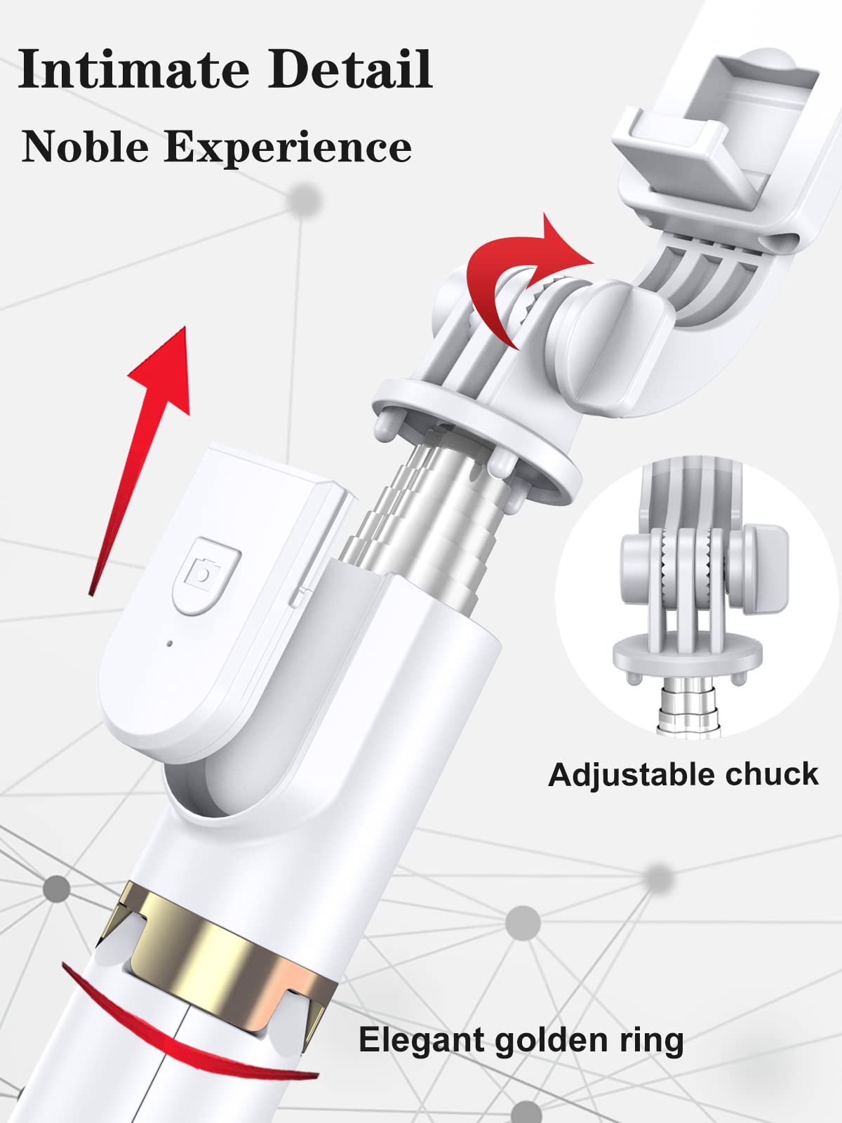 Stable Selfie Stick Tripod With Fill Light, Portable Travel Tripod With Remote, For Iphone 16/15/14/13/12/11/Xs Max/8/7, Samsung