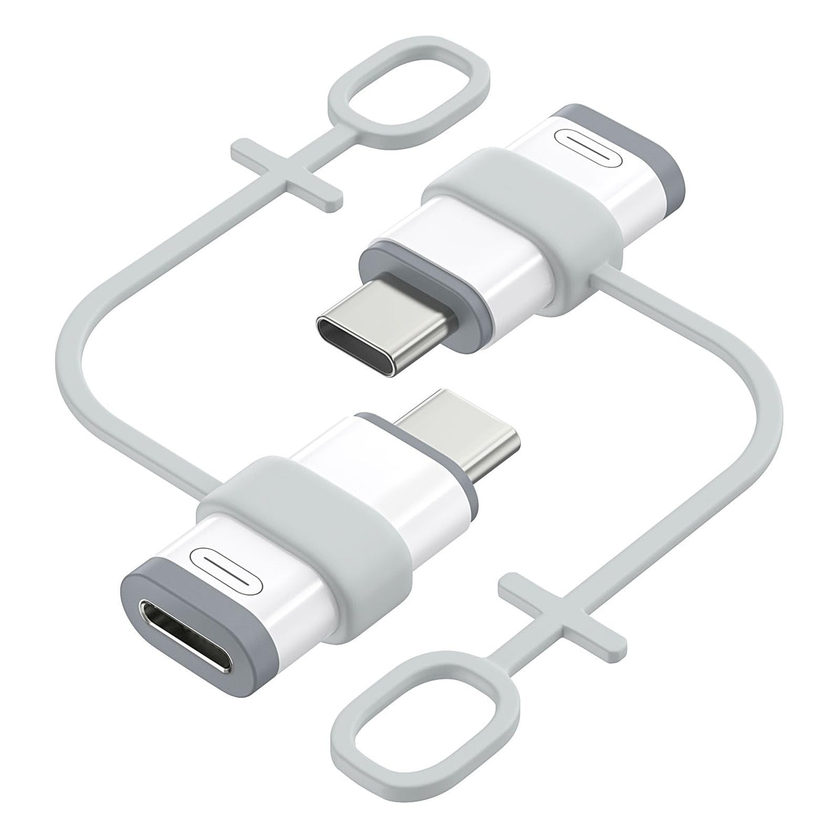 Moko Lightning To Usb C Adapter 2Pack, Not For Lightning Earbuds/Headphones/Audio/Otg, Usb C To Lightning Adapter For Iphone 15/