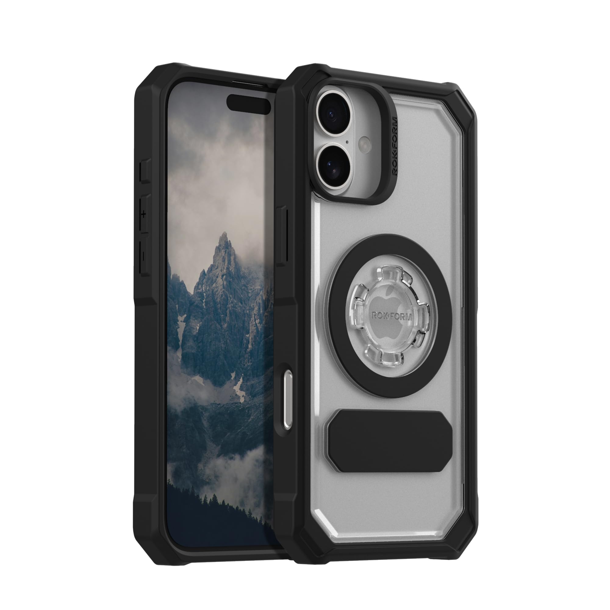 Rokform Crystal Case Compatible with iPhone 16 Plus, Magnetic Cover (Clear)