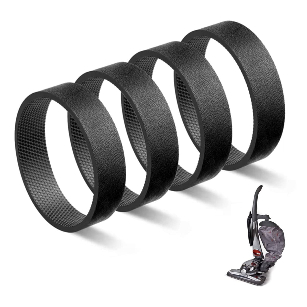 JEDELEOS Replacement Belts for Kirby G10 Upright Vacuum Cleaner, Fit Models G10D, G10E, G10 Series (Pack of 4)