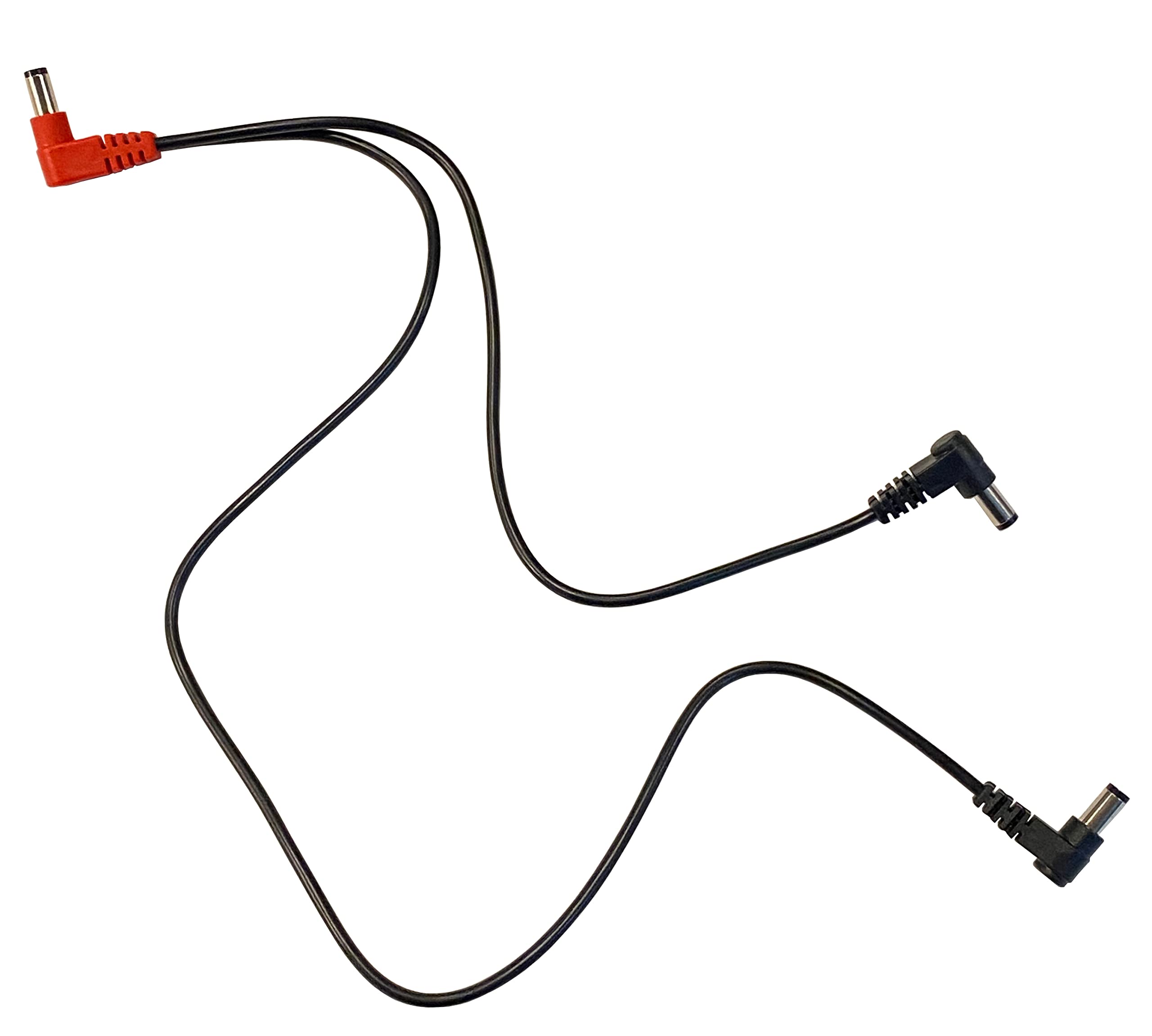 (2) Pack 2 Way Split Effects Pedal Dc Power Cables For Voodoo Labs Power Supply