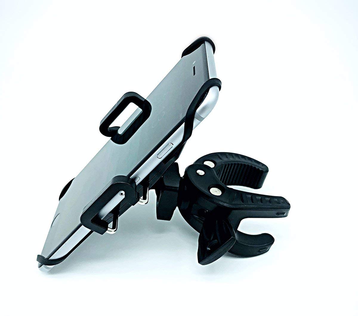 Ampcaddy Phone Holder With Clamp   Universal Cell Mount Holder For Bike, Boat, Car, Golf Cart And Stroller, Fits Iphones, Samsun