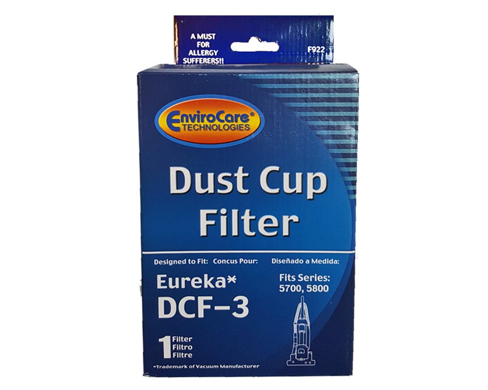 Envirocare Generic Eureka F922 Dcf 3 Dust Cup Filter 1 Filter In Package