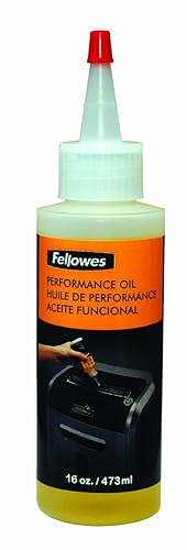 Fellowes Powershred Performance Shredder Oil, 16 Oz. Extended Nozzle Bottle (3525010)