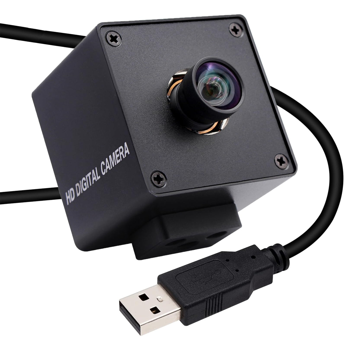 Svpro 4K Usb Camera Autofocus Video Camera Uhd 3840X2160 With Metal Box For Pro Streaming/Online Course/Industrial Use,100 Degre