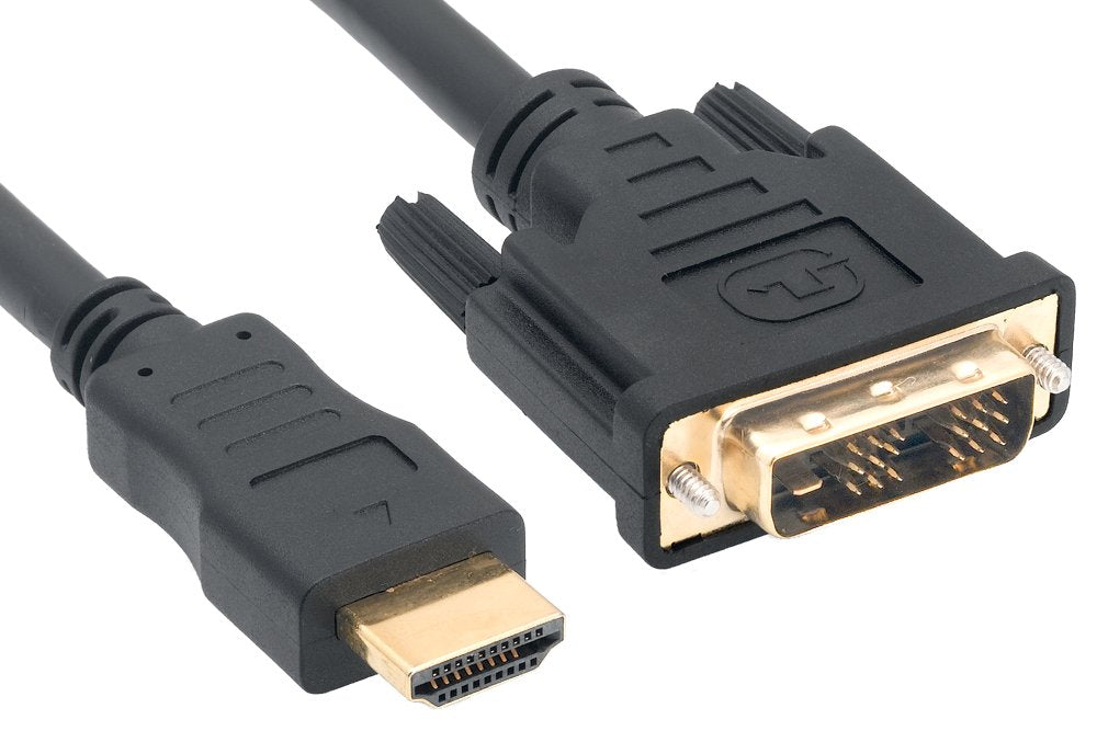 Cablelera Hdmi Male/Dvi D Single Link, 3M, Black Color (Zc5695Mm 3M)