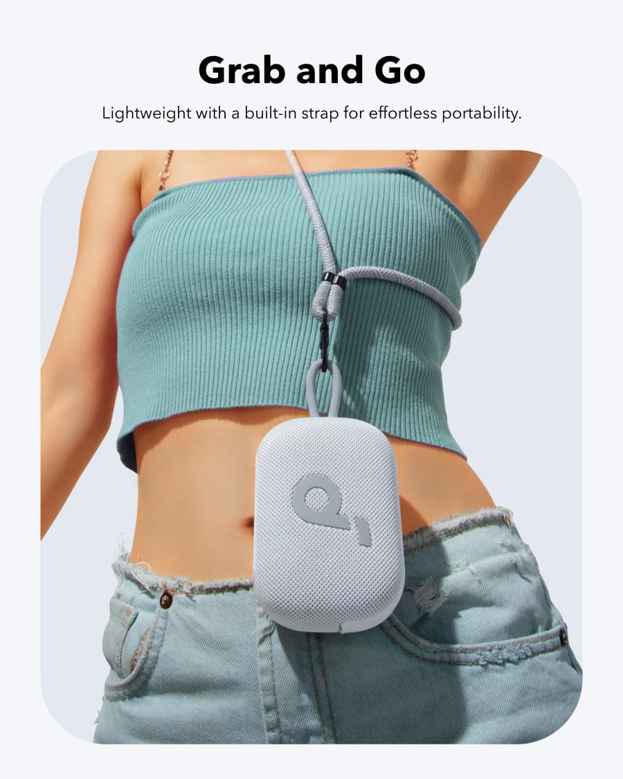 Soundcore Select 4 Go Bluetooth Shower Speaker By Anker, Ip67 Waterproof/Dustproof, Portable, Wireless, 20H Playtime, Floatable,