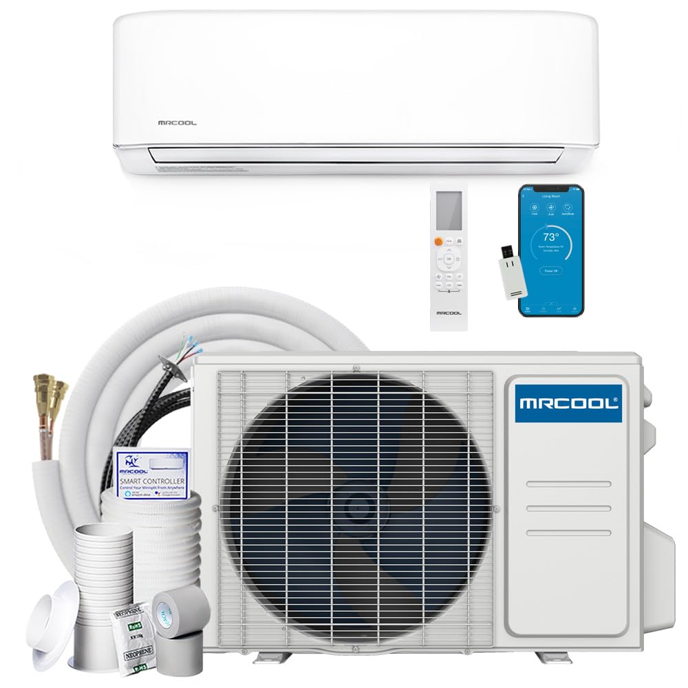 Mrcool Easy Pro 24K Btu 18 Seer Ductless Heat Pump Split System   Diy Mini Split W/ 16Ft Lineset