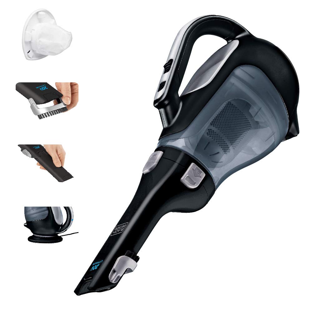 Black+Decker Dustbuster Advancedclean Cordless Handheld Vacuum, Home And Car Vacuum (Bdh2000L)