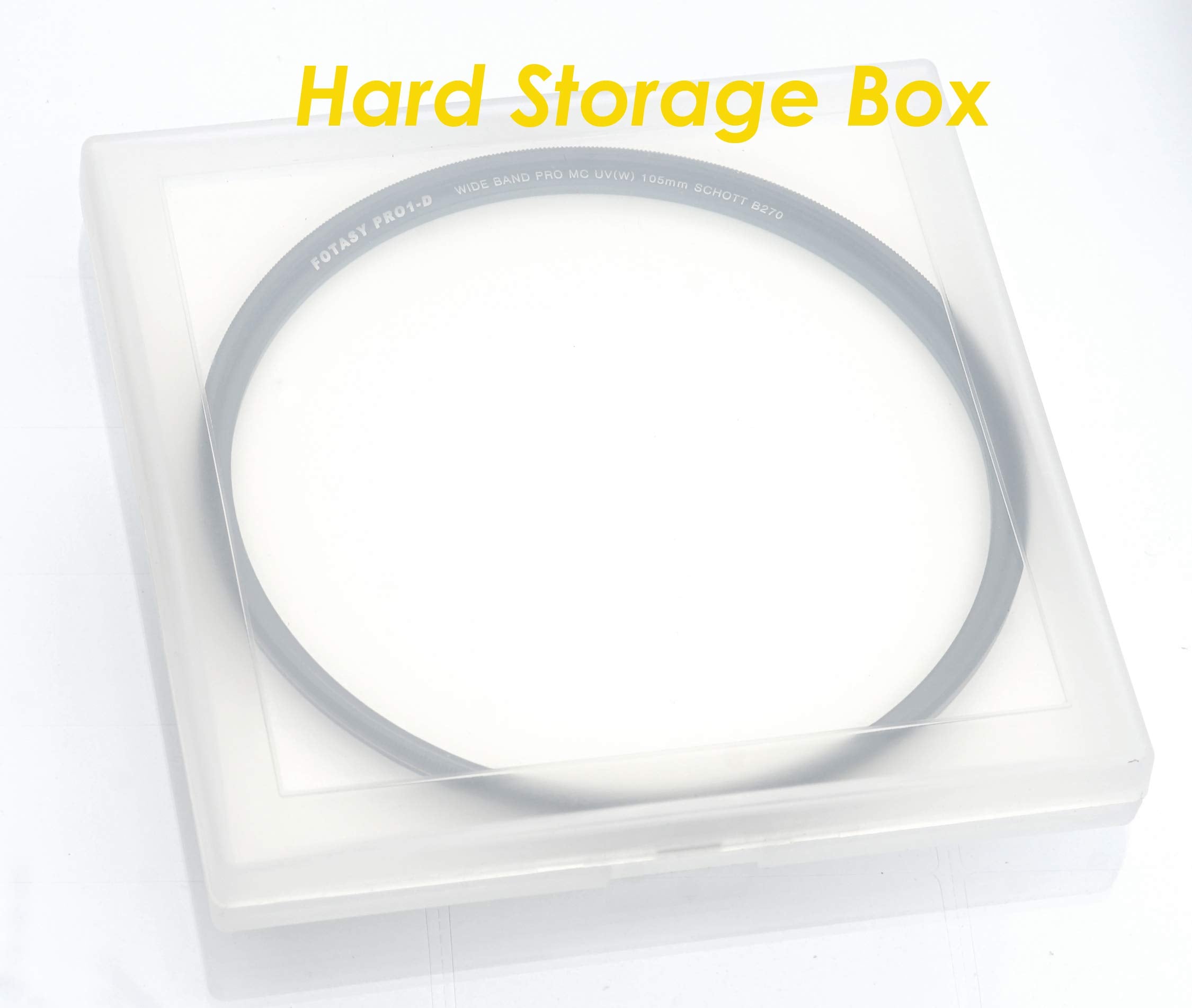 Fotasy 105Mm Ultra Slim Uv Protection Lens Filter, Nano Coatings Mrc Multi Resistant Coating Oil Water Scratch, 18 Layers Multi-