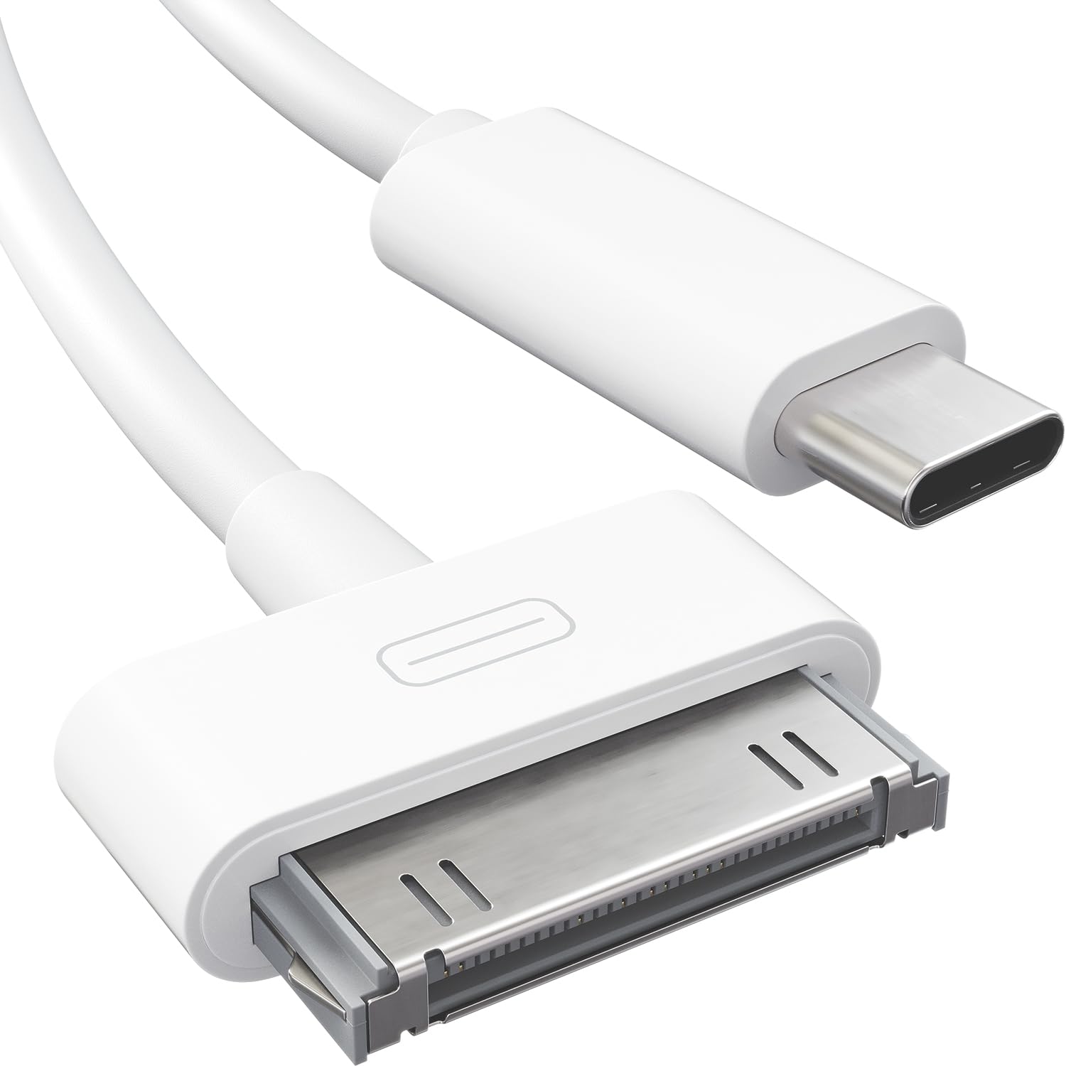 30 Pin To Usb C Adapter Cable For Iphone, Ipad, Ipod � 6Ft (Next Generation Data Cable/Charging Cable From Usb C To Dock Connector For Iphone 4S/4/3G/3/1, Ipad 3/2/1, Ipod, White) � Cabledirect