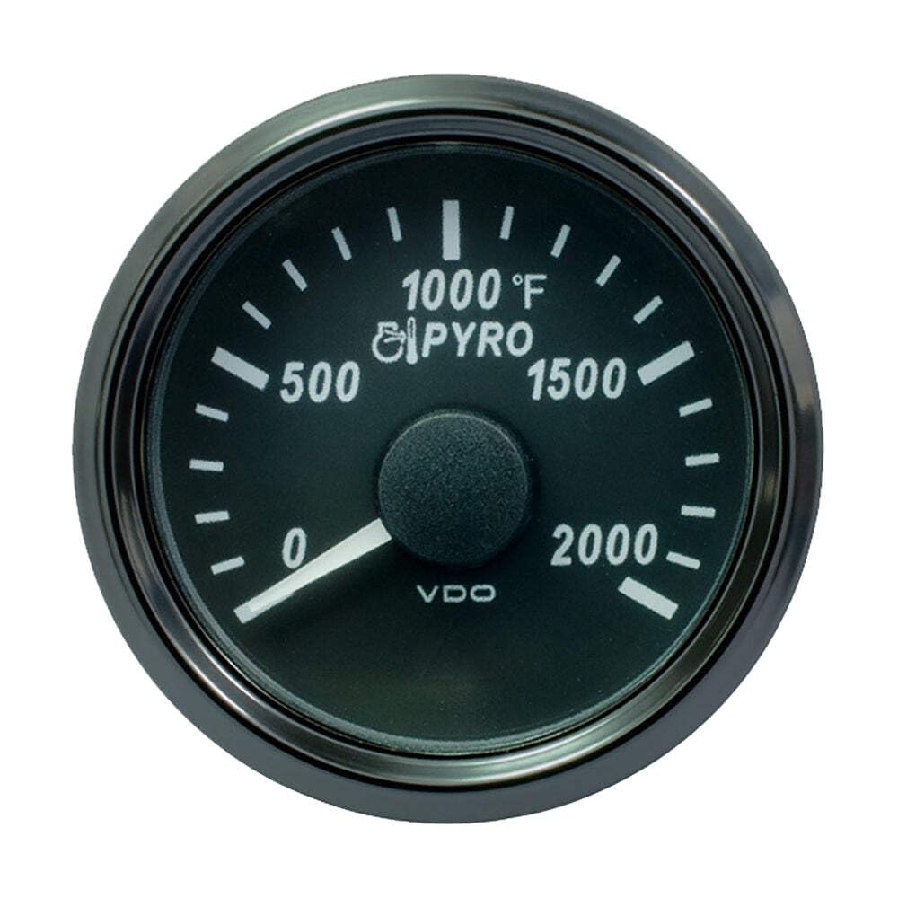 Vdo Singleviu 52Mm (2-1/16'') Exhaust Gas Temp. Gauge - 2000&Deg;F,WBEEAB08X4Y4LZY