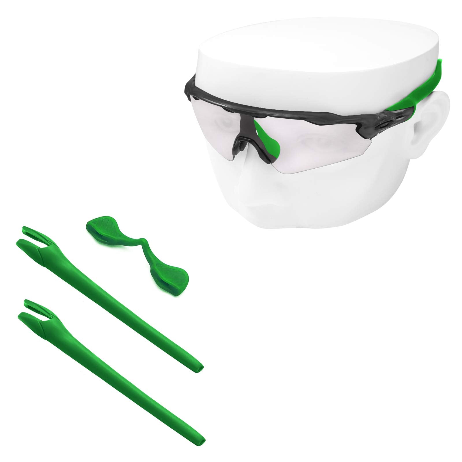 Oowlit Temple Sleeve/Nose Pad Kit Compatible With Oakley Radar Ev Path/Radar Ev Path Asin Fit/Radar Ev Pitch Multiple Options
